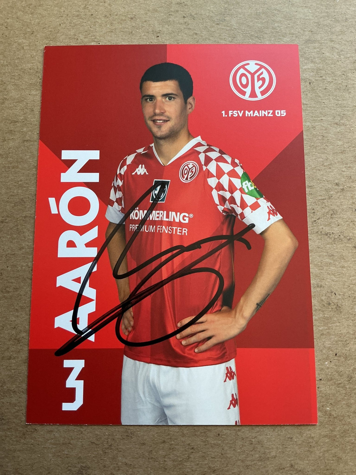 Aarón Martín, Spain 🇪🇸 FSV Mainz 05 2020/21 hand signed - Autographs-World