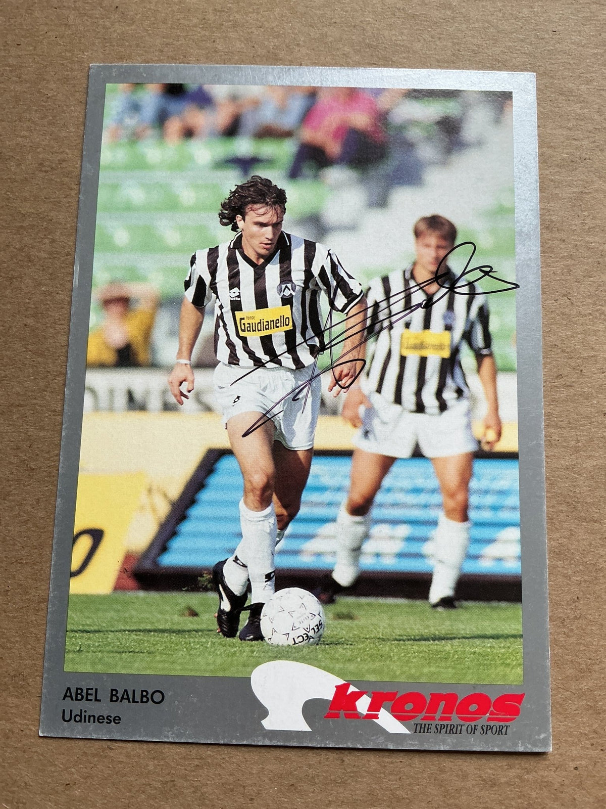Abel Balbo, Argentina 🇦🇷 Udinese Calcio 1992/93 hand signed - Autographs-World