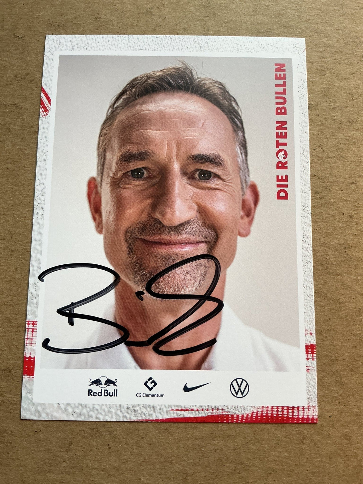 Achim Beierlorzer, Germany 🇩🇪 RB Leipzig 2021/22 hand signed - Autographs-World