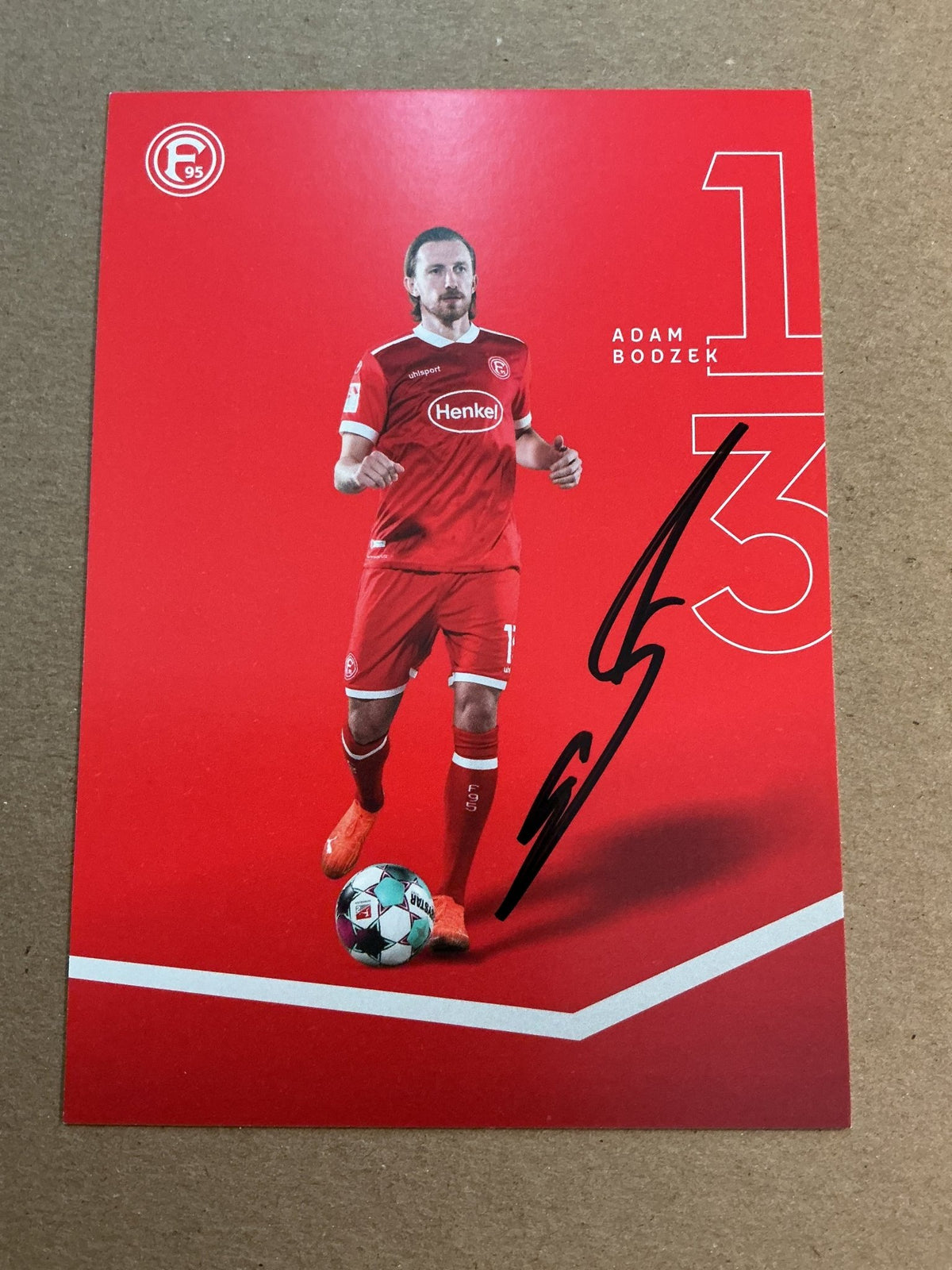 Adam Bodzek, Germany 🇩🇪 Fortuna Düsseldorf 2020/21 hand signed - Autographs-World