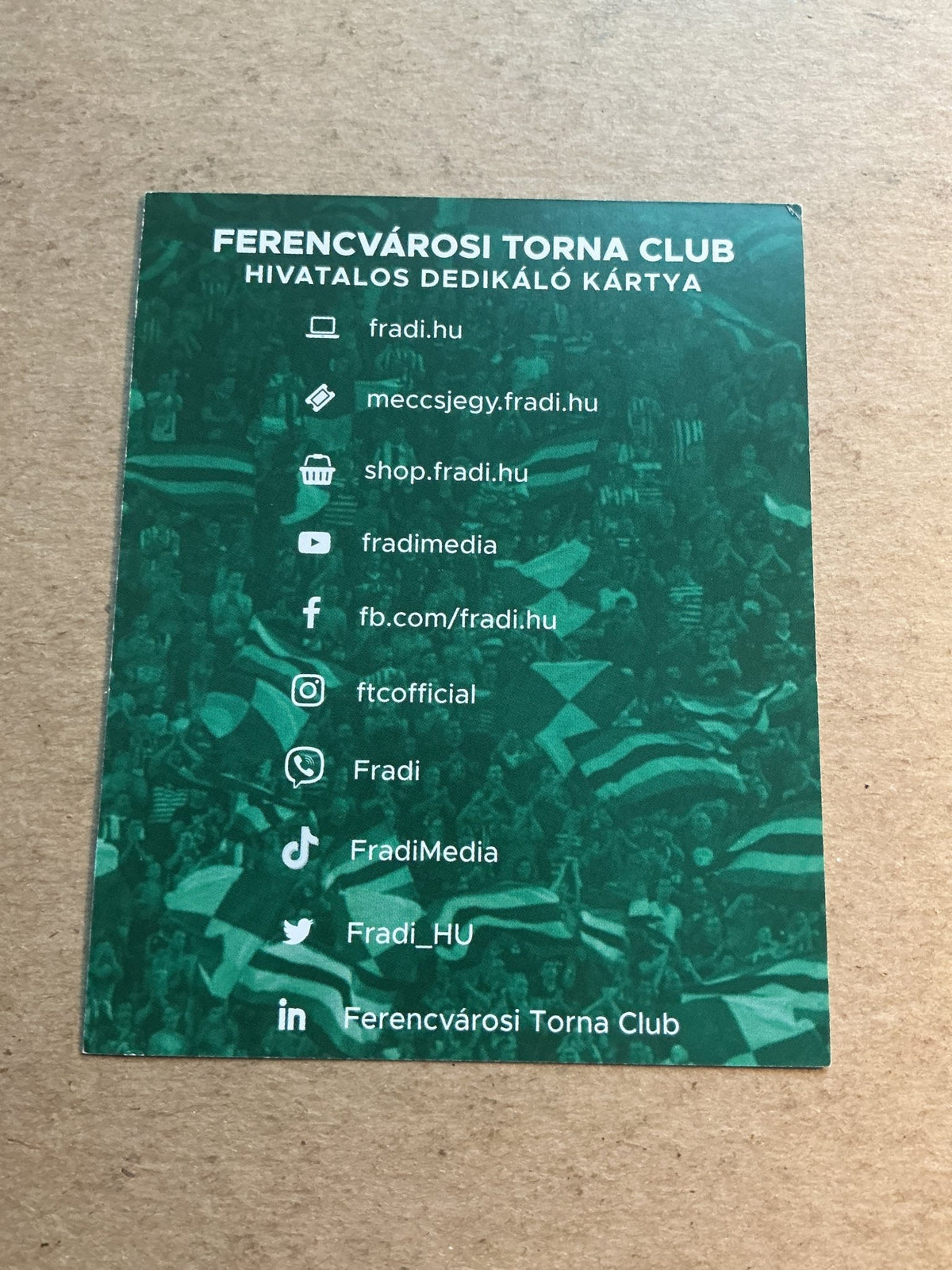 Ádám Bogdán, Hungary 🇭🇺 Ferencvaros TC 2021/22 hand signed - Autographs-World