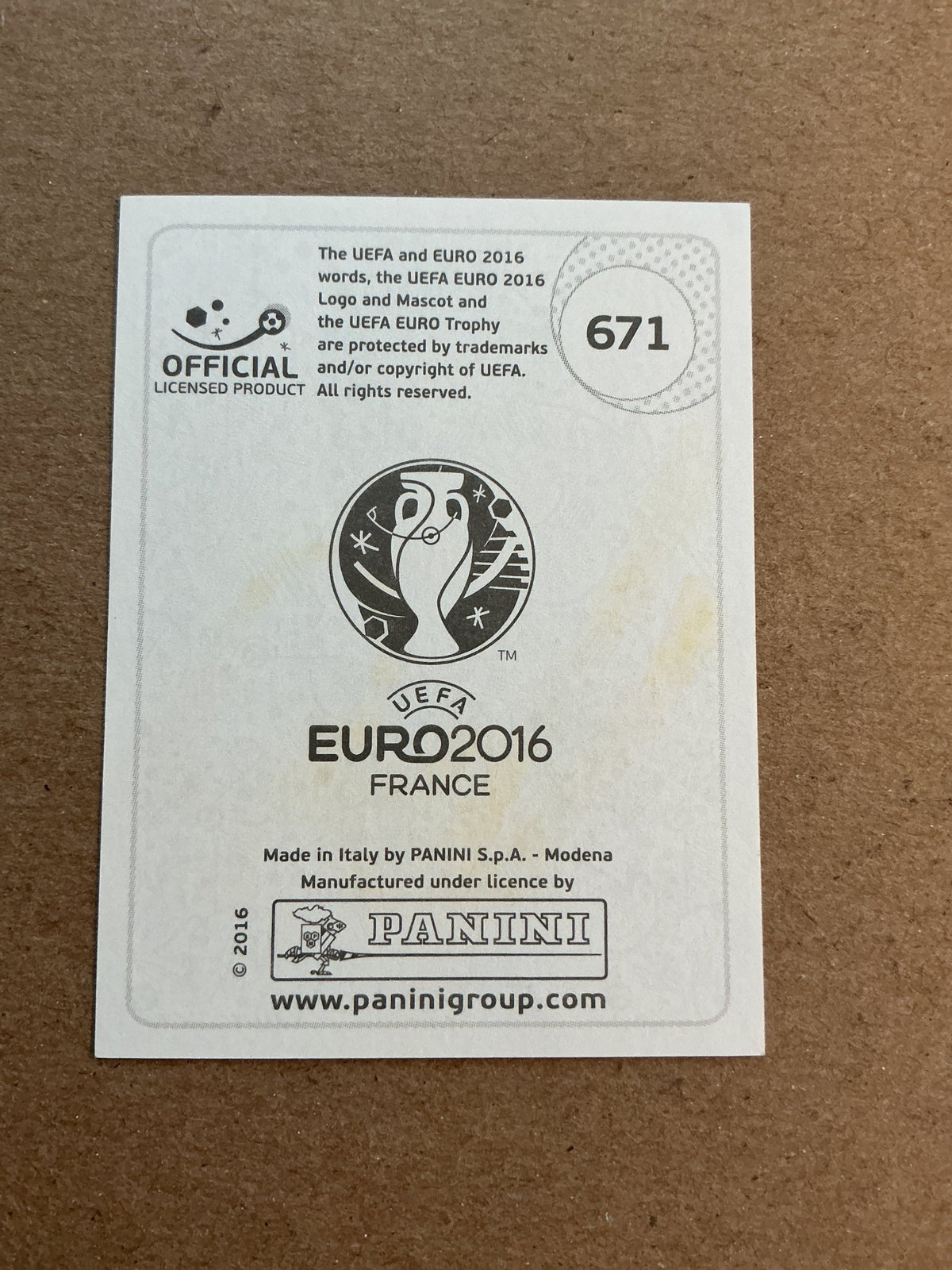 Ádám Nagy, Hungary 🇭🇺 UEFA Euro 2016 Panini hand signed - Autographs-World