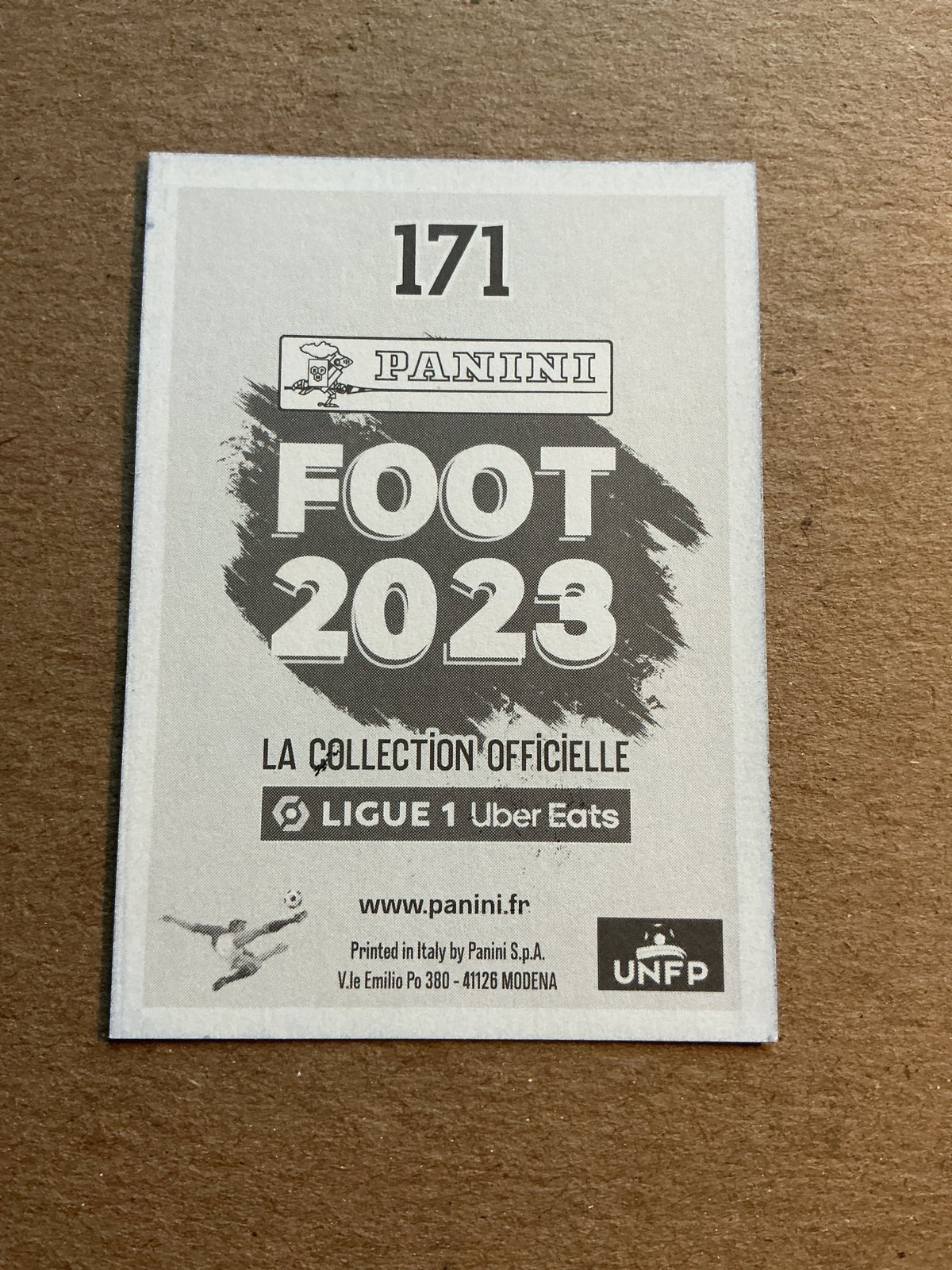 Adam Ounas, Algeria 🇩🇿 Lille OSC 2023 Panini hand signed - Autographs-World