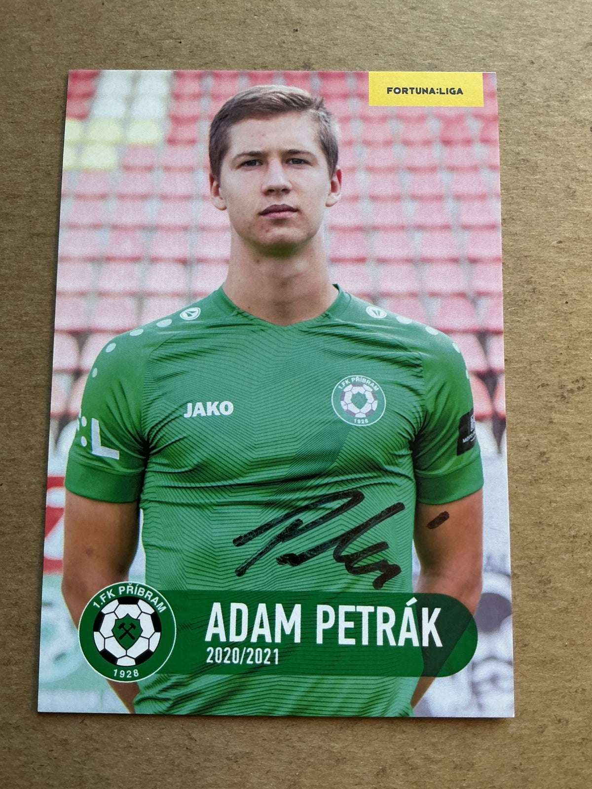 Adam Petrák, Czech Republic 🇨🇿 1.FK Příbram 2020/21 hand signed - Autographs-World