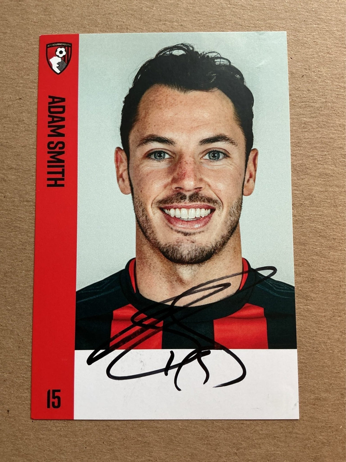 Adam Smith, England 🏴󠁧󠁢󠁥󠁮󠁧󠁿 AFC Bournemouth 2017/18 hand signed - Autographs-World