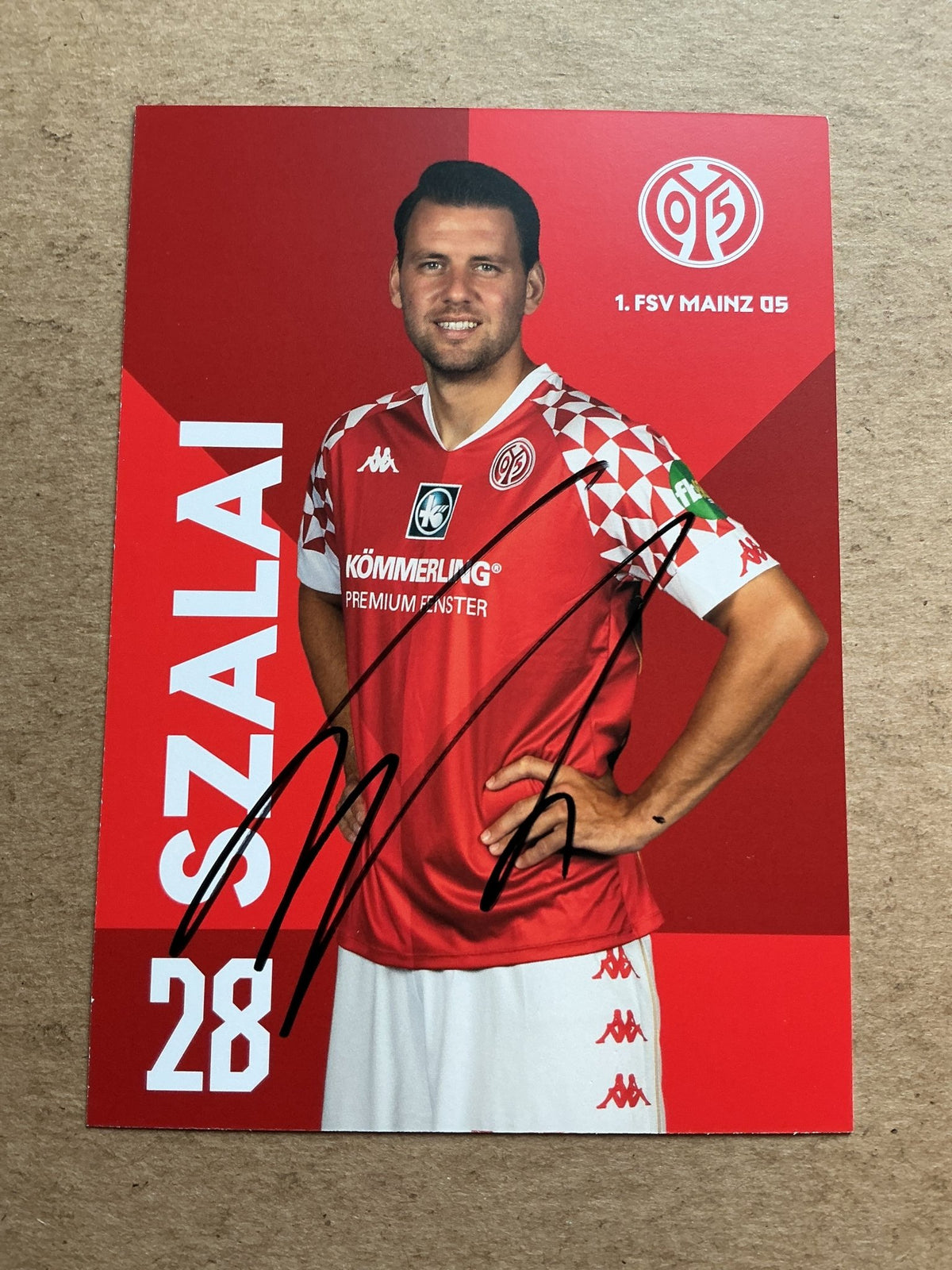 Ádám Szalai, Hungary 🇭🇺 FSV Mainz 05 2020/21 hand signed - Autographs-World
