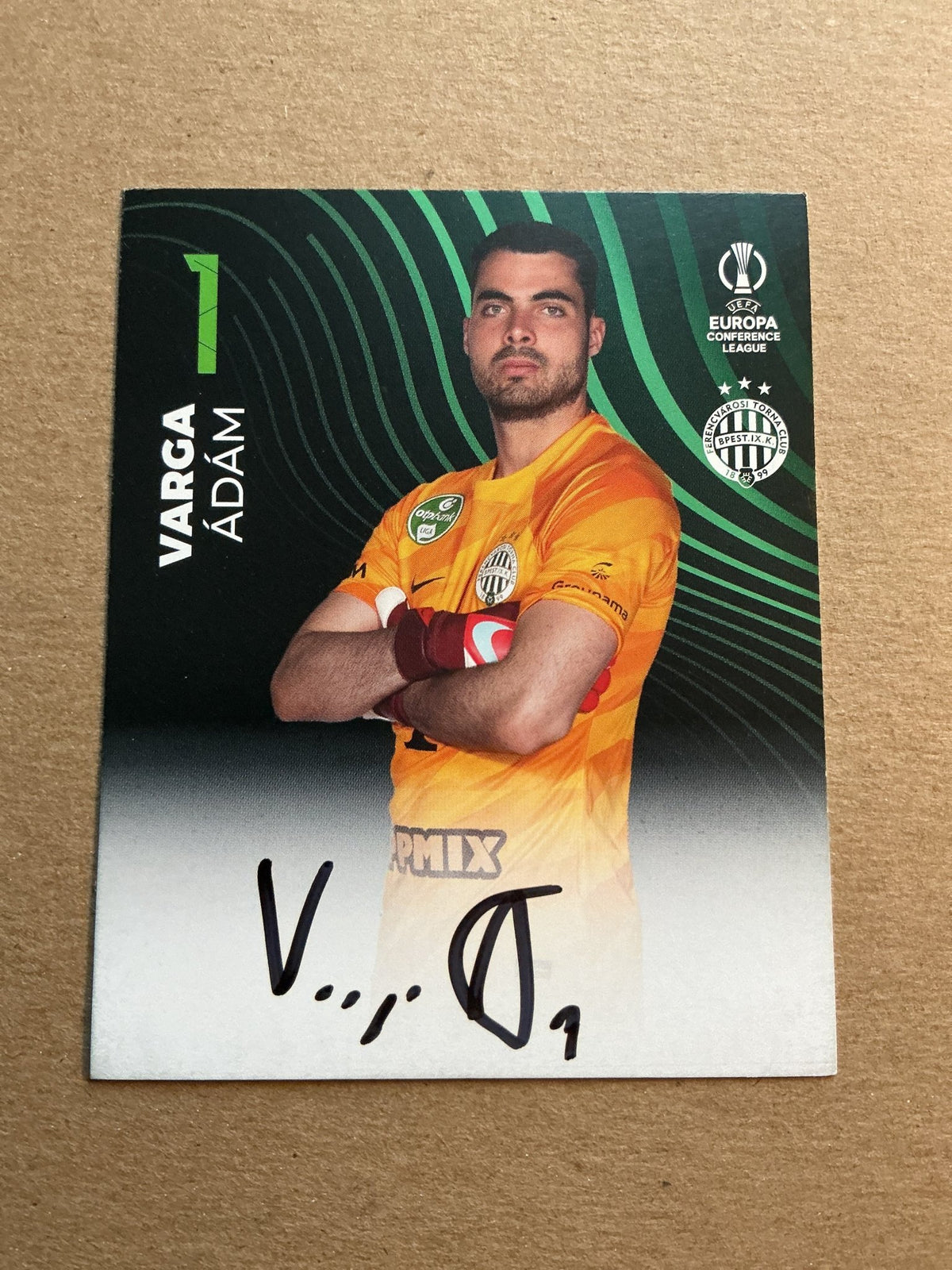 Ádám Varga, Hungary 🇭🇺 Ferencváros TC 2023/24 hand signed - Autographs-World
