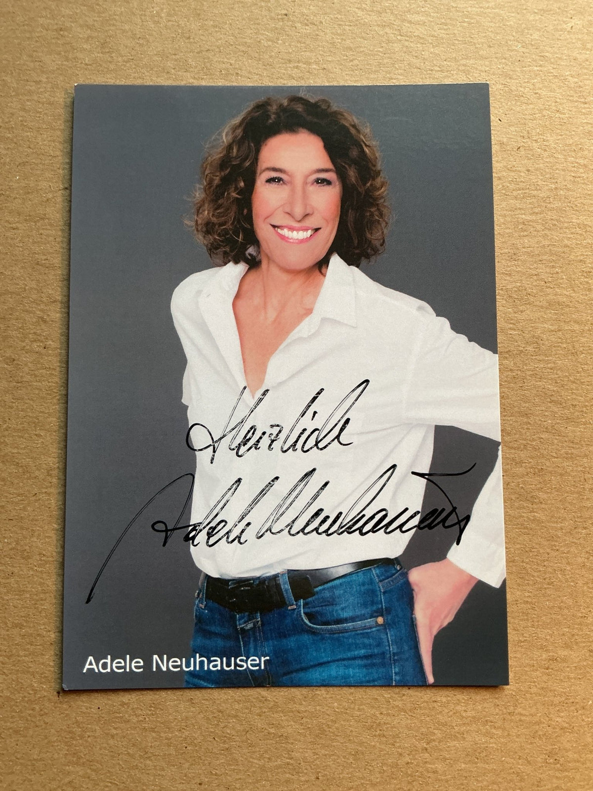 Adele Neuhauser, Austria 🇦🇹 Actress 2024 hand signed - Autographs-World