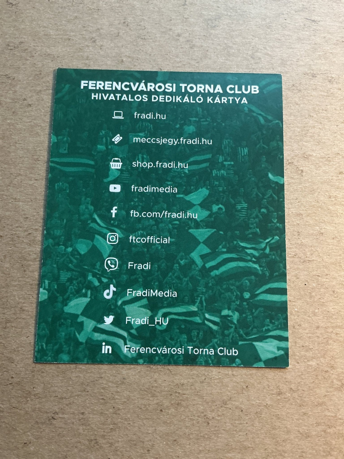 Adnan Kovačević, Bosnia 🇧🇦 Ferencvaros TC 2021/22 hand signed - Autographs-World