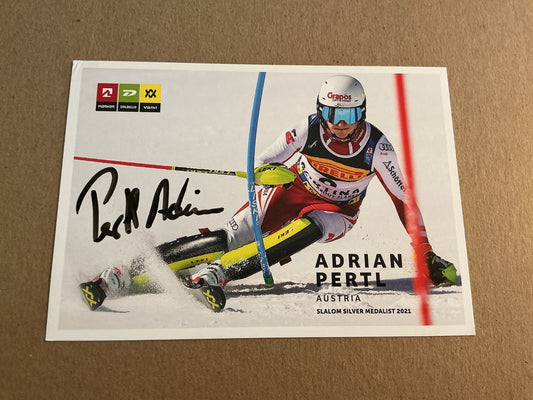 Adrian Pertl, Austria 🇦🇹 Alpine Winter 2022/23 hand signed - Autographs-World