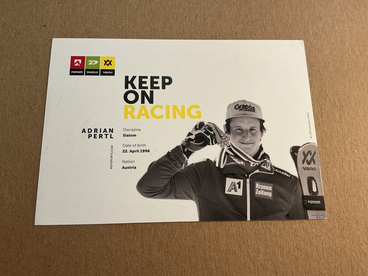 Adrian Pertl, Austria 🇦🇹 Alpine Winter 2022/23 hand signed - Autographs-World