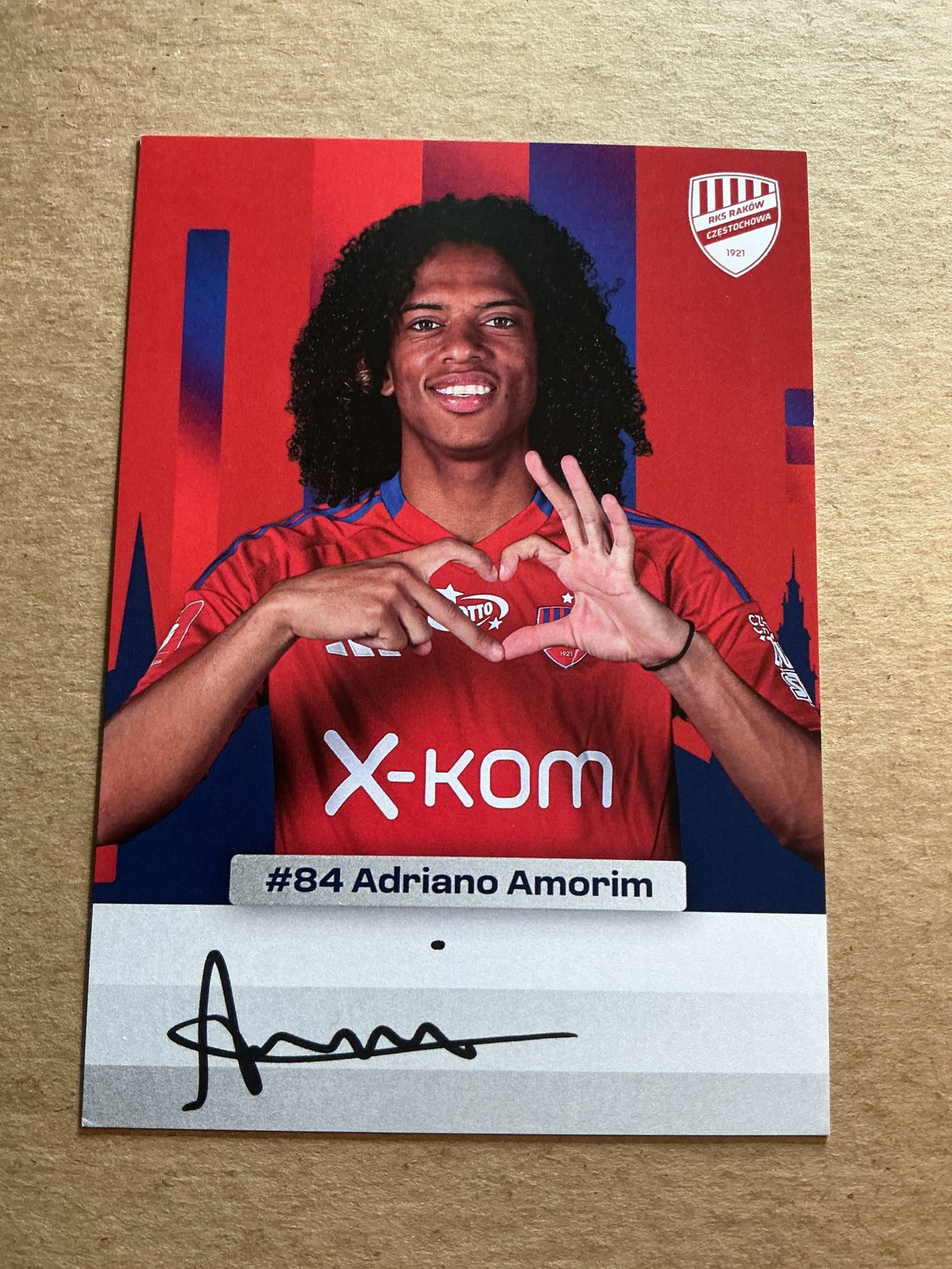 Adriano Amorim, Brazil 🇧🇷 Rakow Czestochowa 2024/25 hand signed - Autographs-World