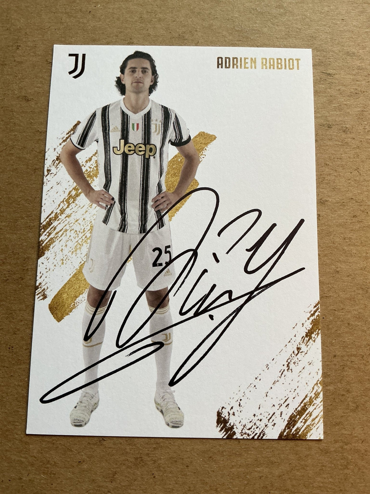 Adrien Rabiot, France 🇫🇷 Juventus FC 2020/21 hand signed - Autographs-World