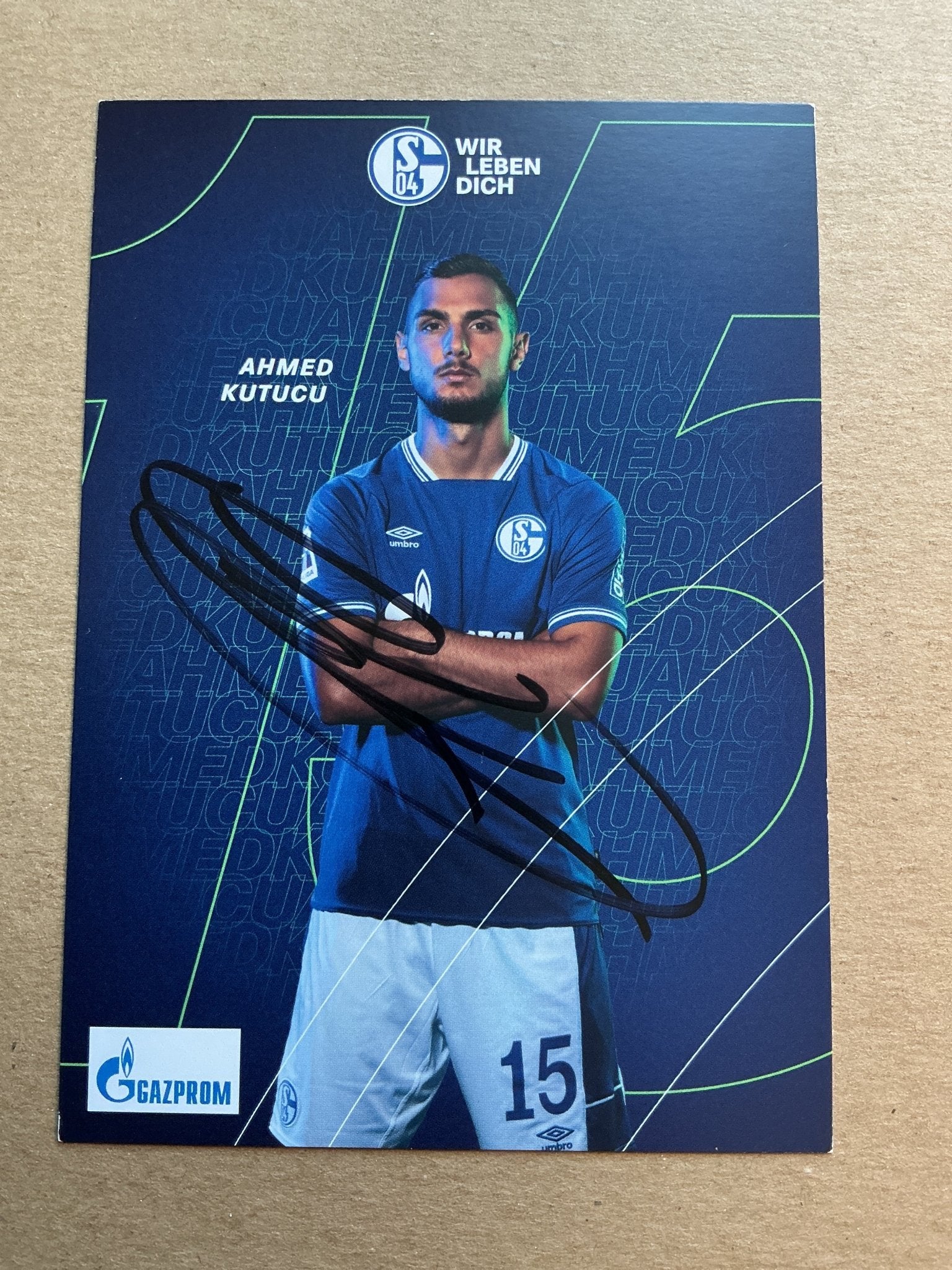 Ahmed Kutucu, Türkiye 🇹🇷 FC Schalke 04 2020/21 hand signed - Autographs-World