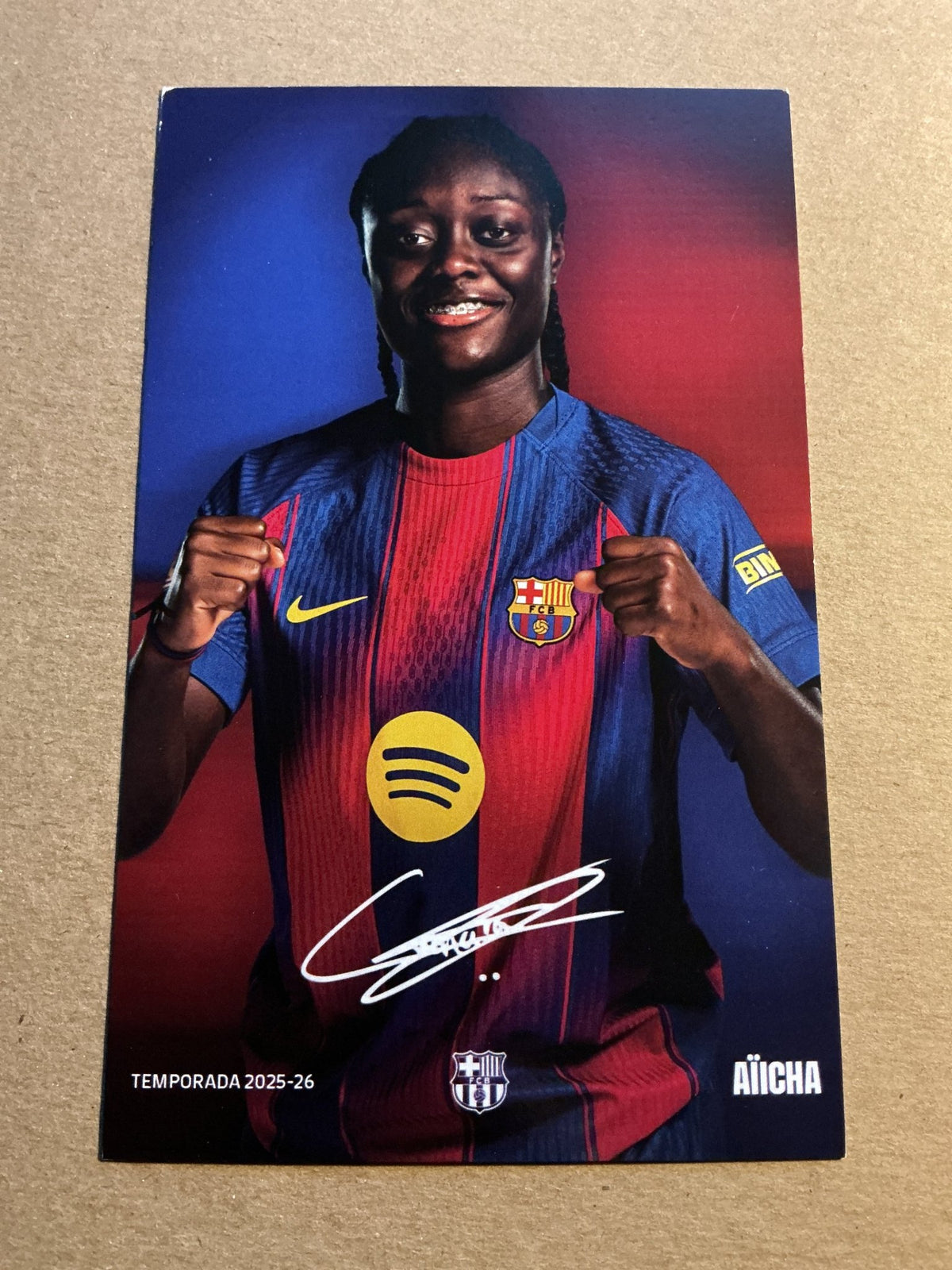 Aïcha Cámara, Spain 🇪🇸 FC Barcelona Femení 2025/26 unsigned - Autographs-World