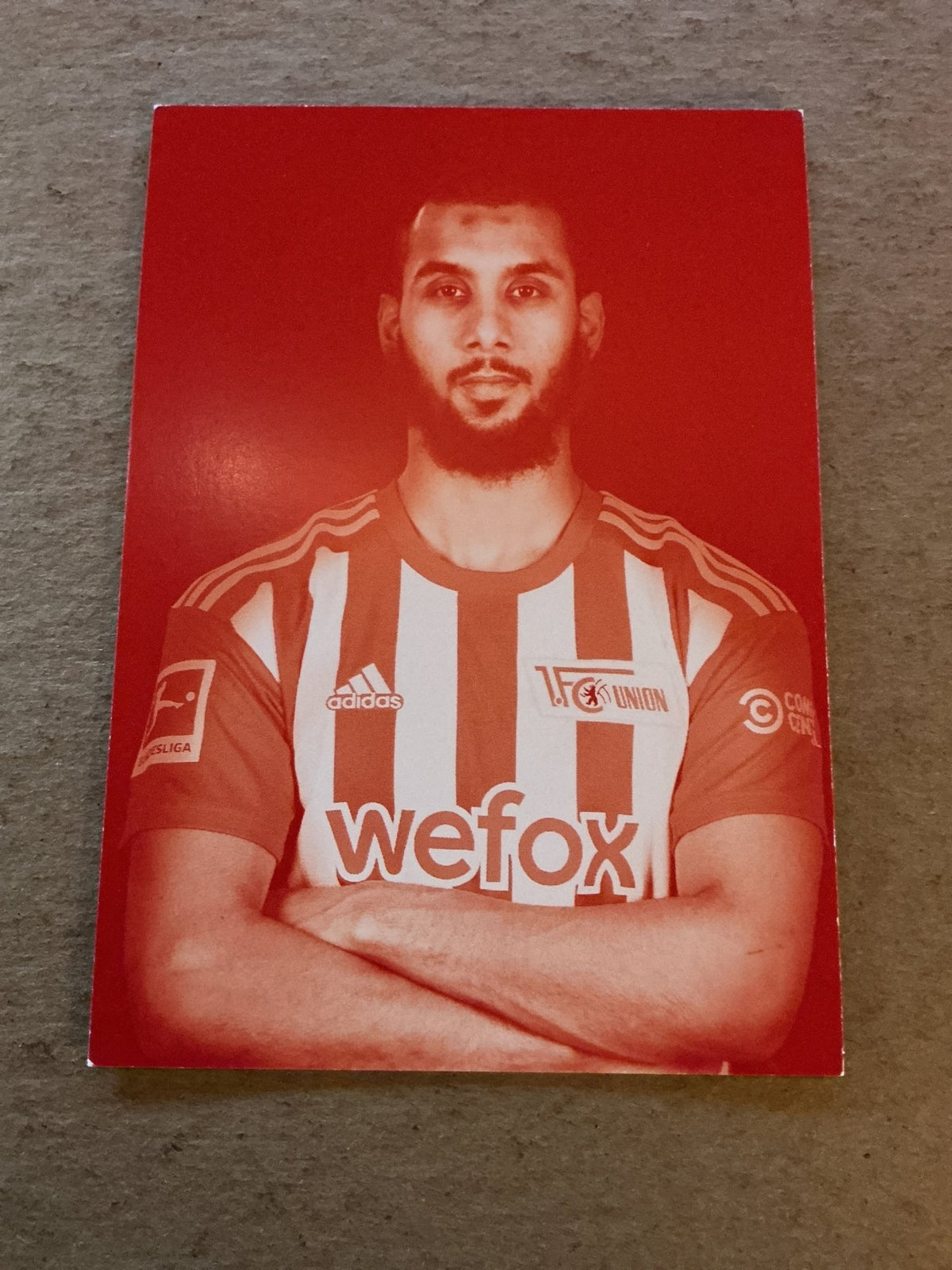 Aïssa Laïdouni, Tunisia 🇹🇳 1.FC Union Berlin 2022/23 hand signed - Autographs-World