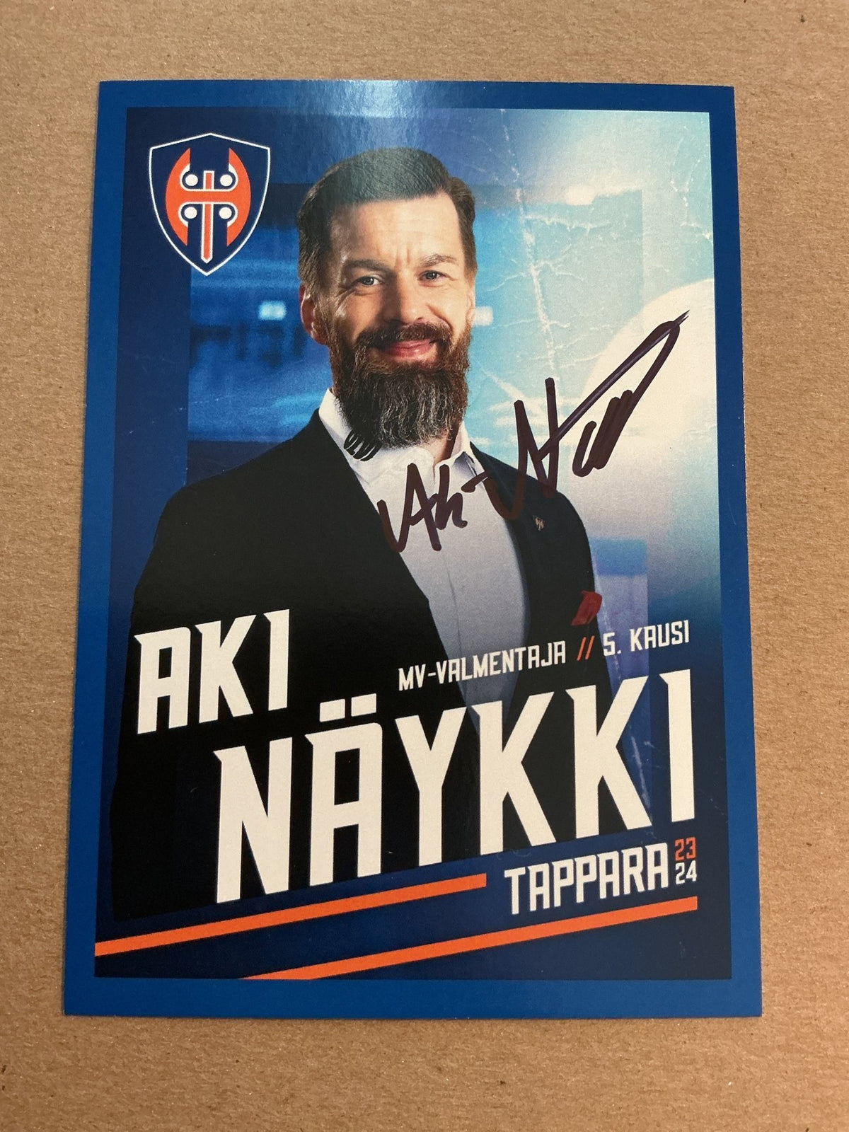 Aki Näykki, Finland 🇫🇮 Tappara 2023/24 hand signed - Autographs-World