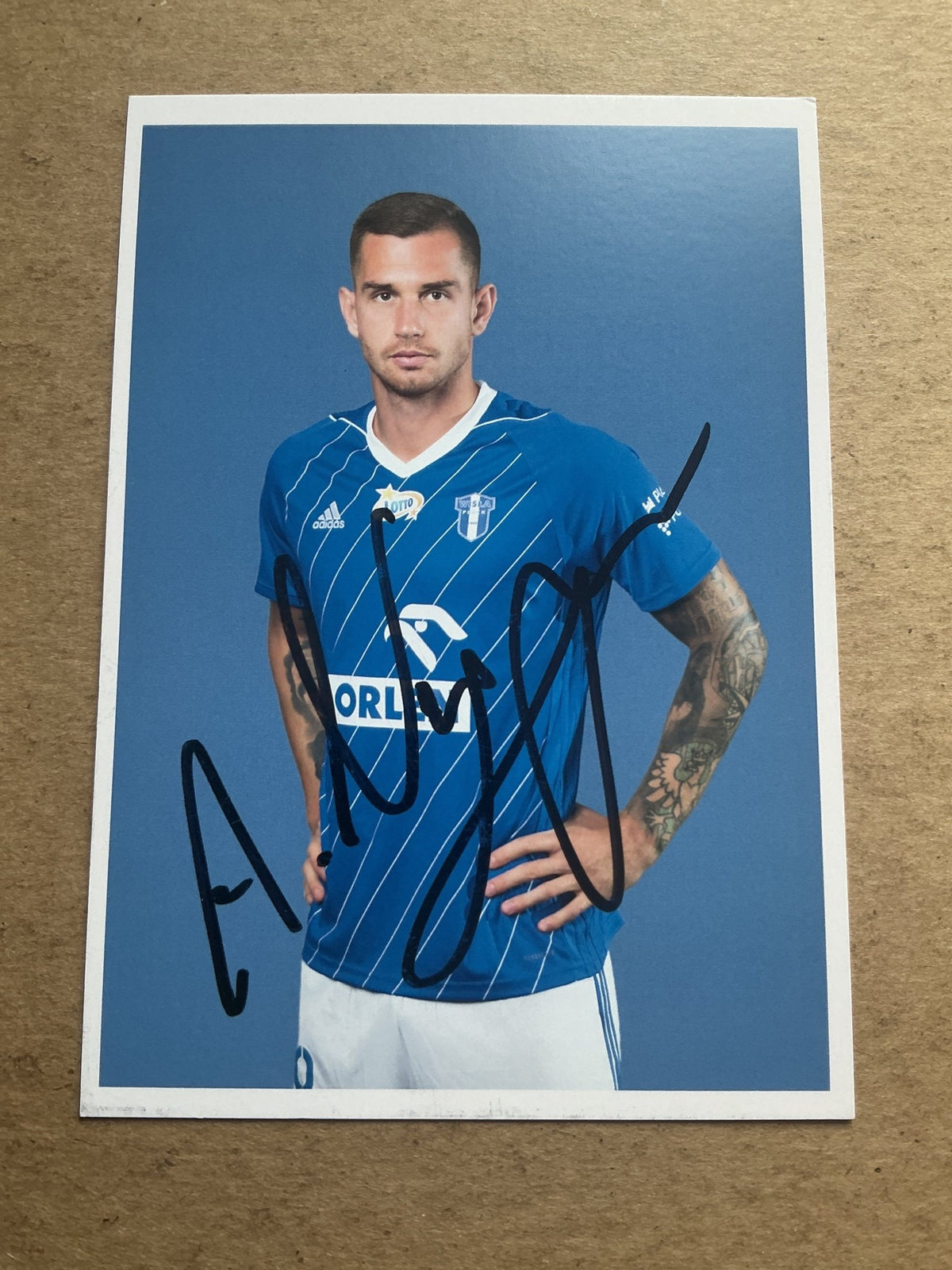 Alan Uryga, Poland 🇵🇱 Wisła Płock 2020/21 hand signed - Autographs-World