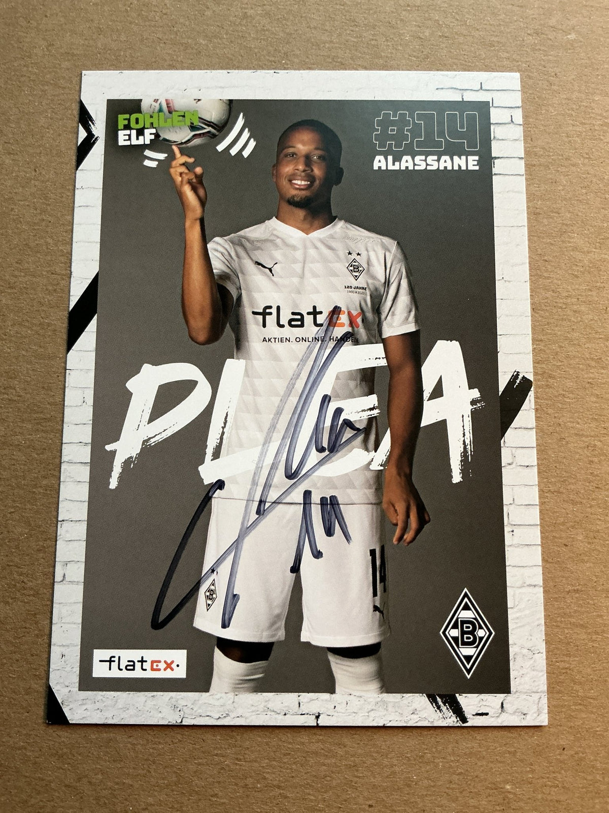 Alassane Plea, France 🇫🇷 Borussia Mönchengladbach 2020/21 hand signed - Autographs-World