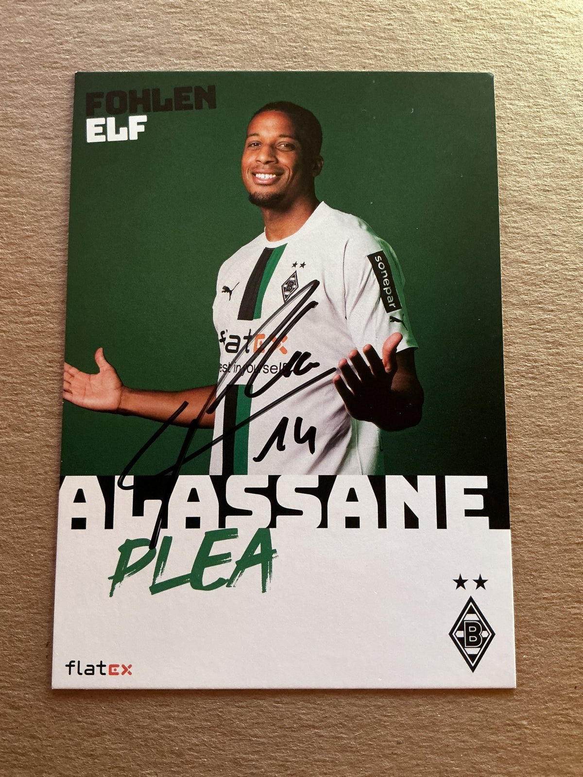 Alassane Plea, France 🇫🇷 Borussia Mönchengladbach 2022/23 hand signed - Autographs-World