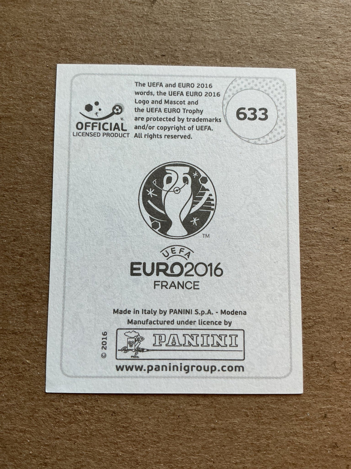 Aleksandar Dragovic, Austria 🇦🇹 UEFA Euro 2016 Panini hand signed - Autographs-World