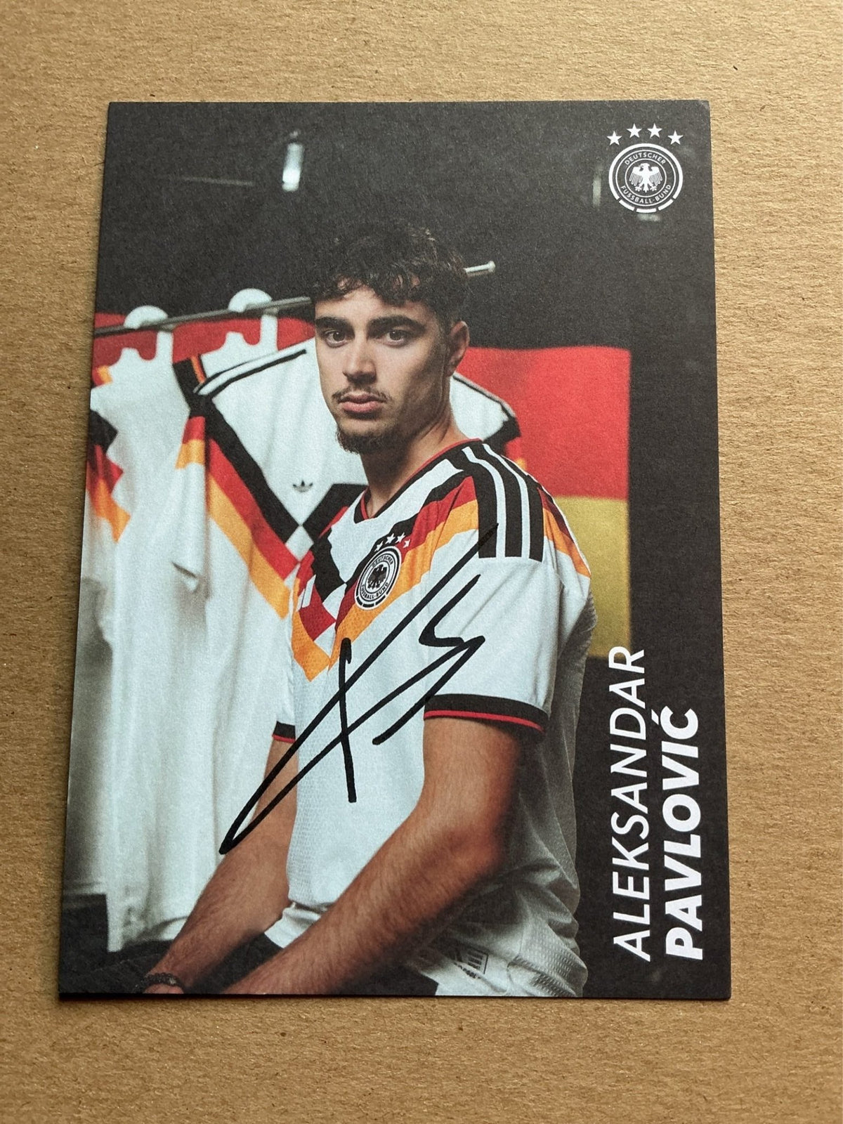 Aleksandar Pavlović, Germany 🇩🇪 FIFA World Cup 2026 hand signed - Autographs-World