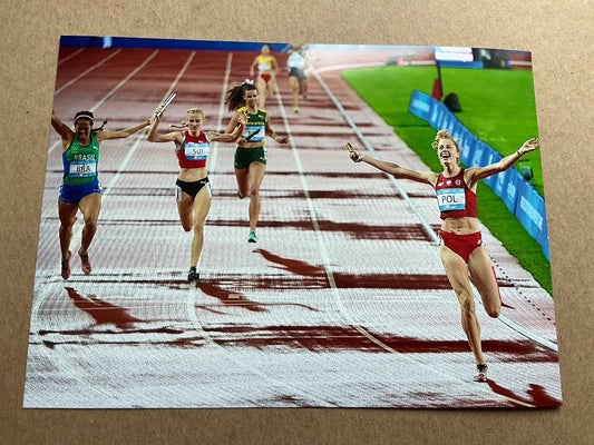 Aleksandra Formella, Poland 🇵🇱 Athletics Summer Olympics 2024 hand signed - Autographs-World