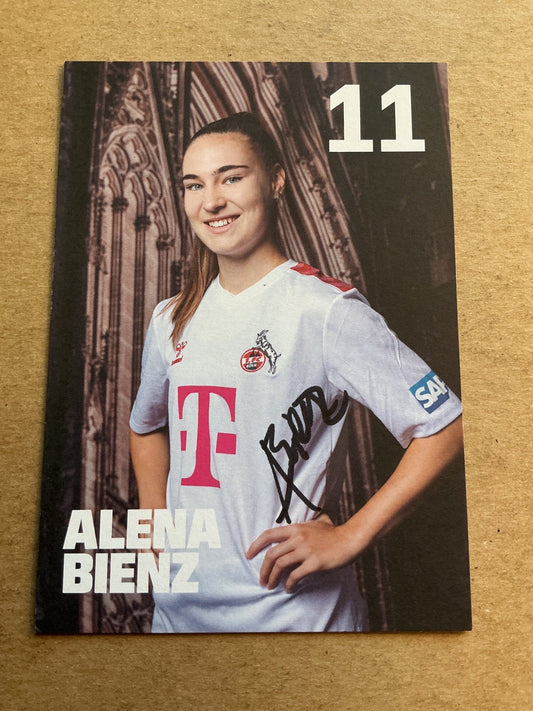 Alena Bienz, Switzerland 🇨🇭 1.FC Köln 2023/24 hand signed - Autographs-World