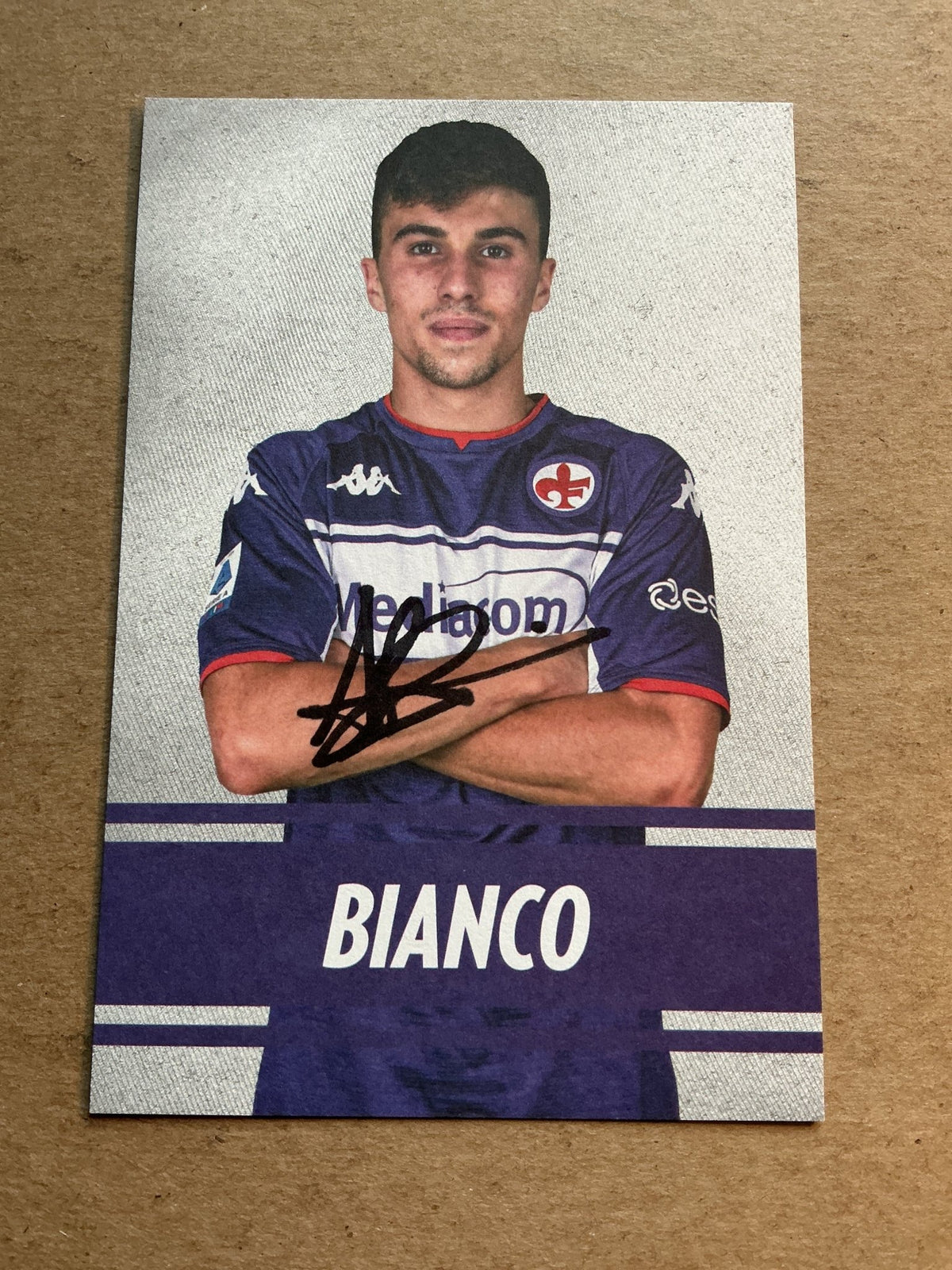 Alessandro Bianco, Italy 🇮🇹 ACF Fiorentina 2021/22 hand signed - Autographs-World
