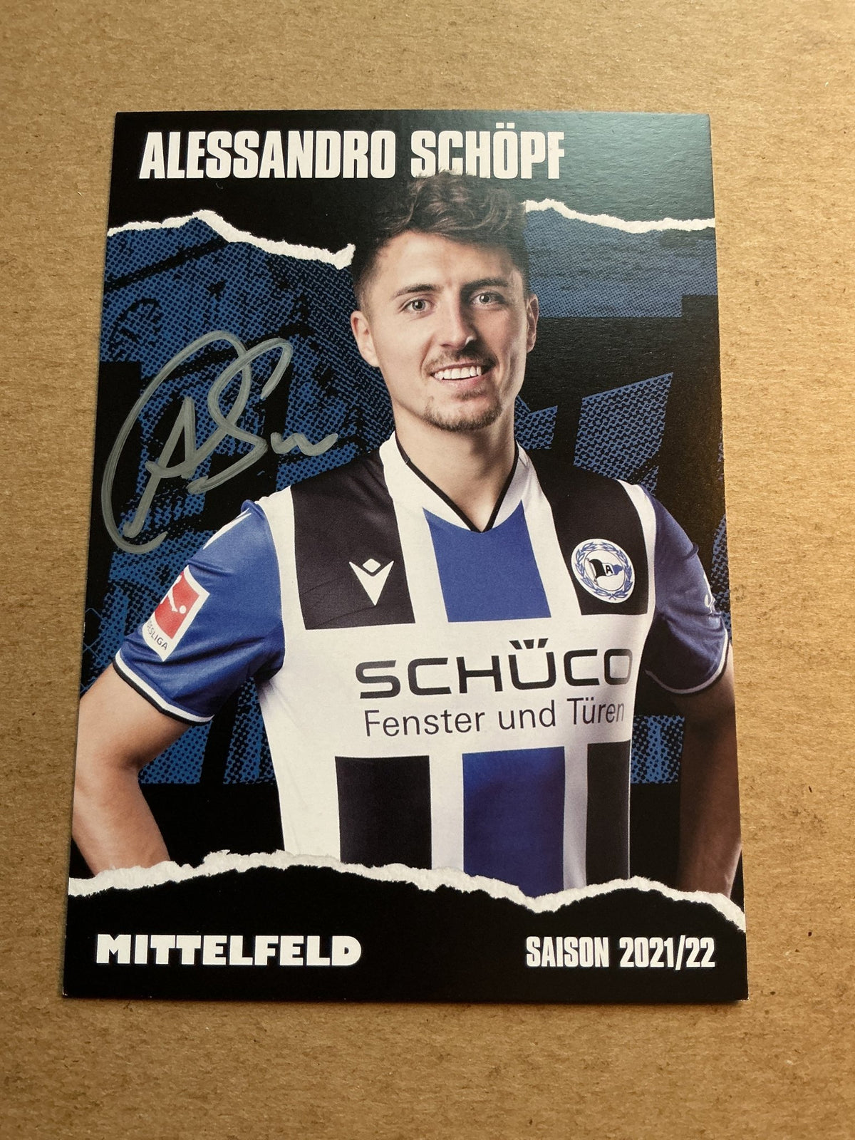 Alessandro Schöpf, Austria 🇦🇹 Arminia Bielefeld 2021/22 hand signed - Autographs-World