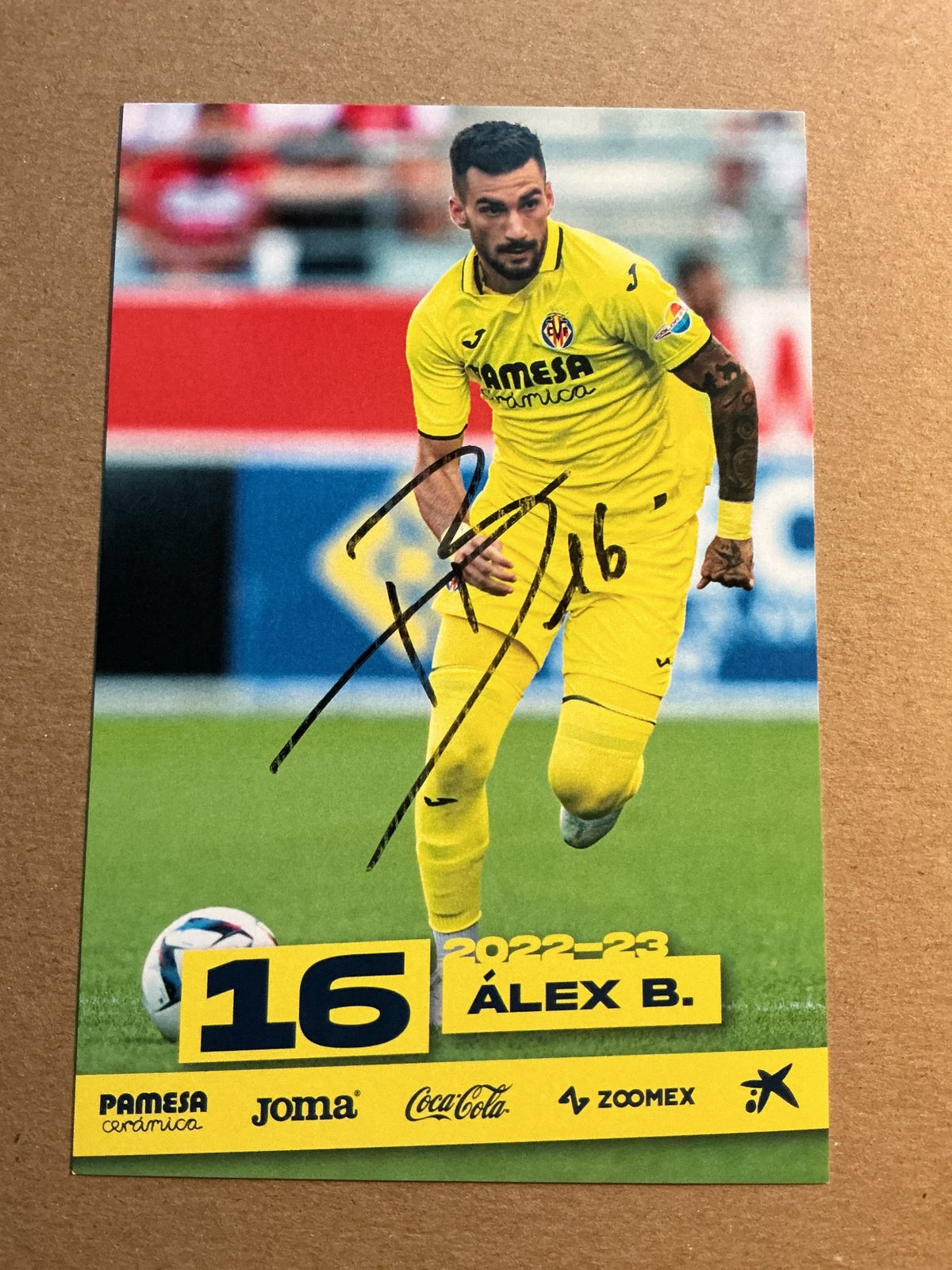 Álex Baena, Spain 🇪🇸 Villarreal CF 2022/23 hand signed - Autographs-World