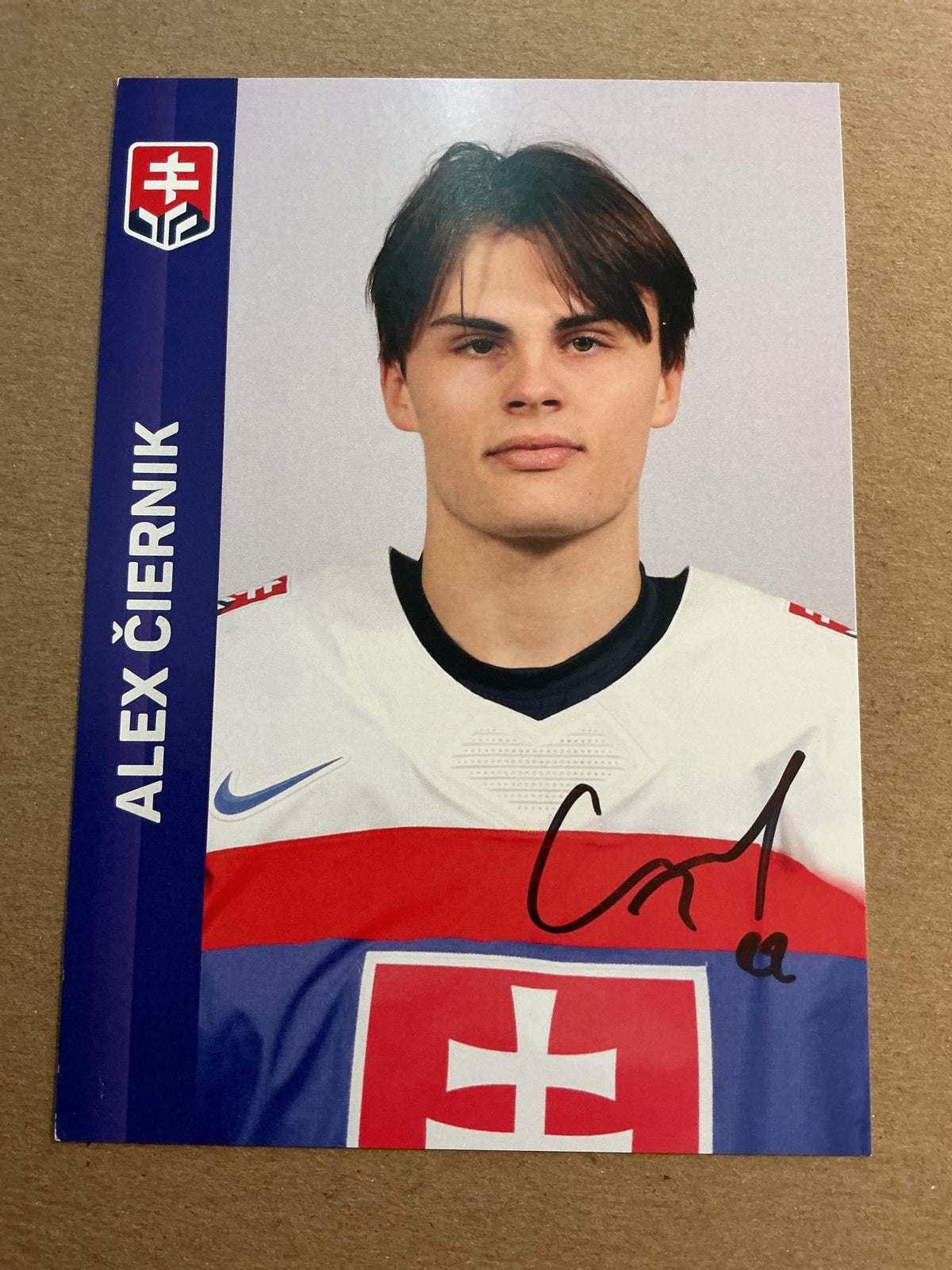 Alex Čiernik, Slovakia 🇸🇰 Västerviks IK 2023/24 hand signed - Autographs-World