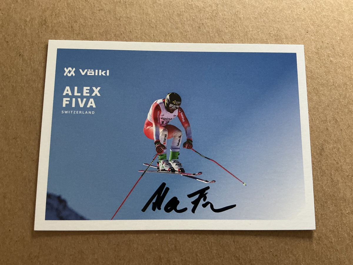 Alex Fiva, Switzerland 🇨🇭 Alpine Winter Sports 2024/25 hand signed - Autographs-World