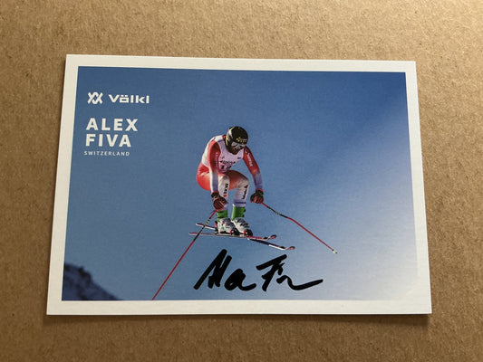 Alex Fiva, Switzerland 🇨🇭 Alpine Winter Sports 2024/25 hand signed - Autographs-World