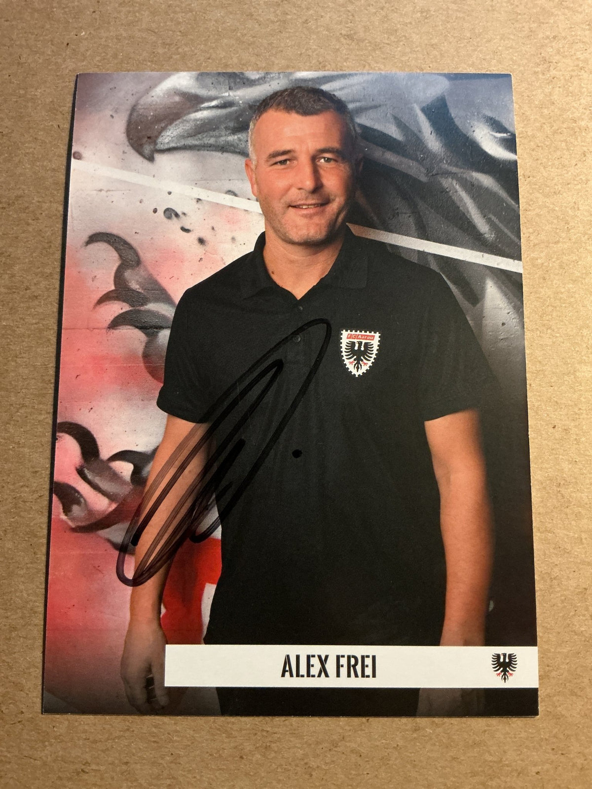 Alex Frei, Switzerland 🇨🇭FC Aarau 2023/24 hand signed - Autographs-World
