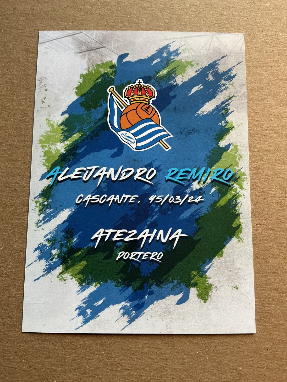 Álex Remiro, Spain 🇪🇸 Real Sociedad 2022/23 hand signed - Autographs-World