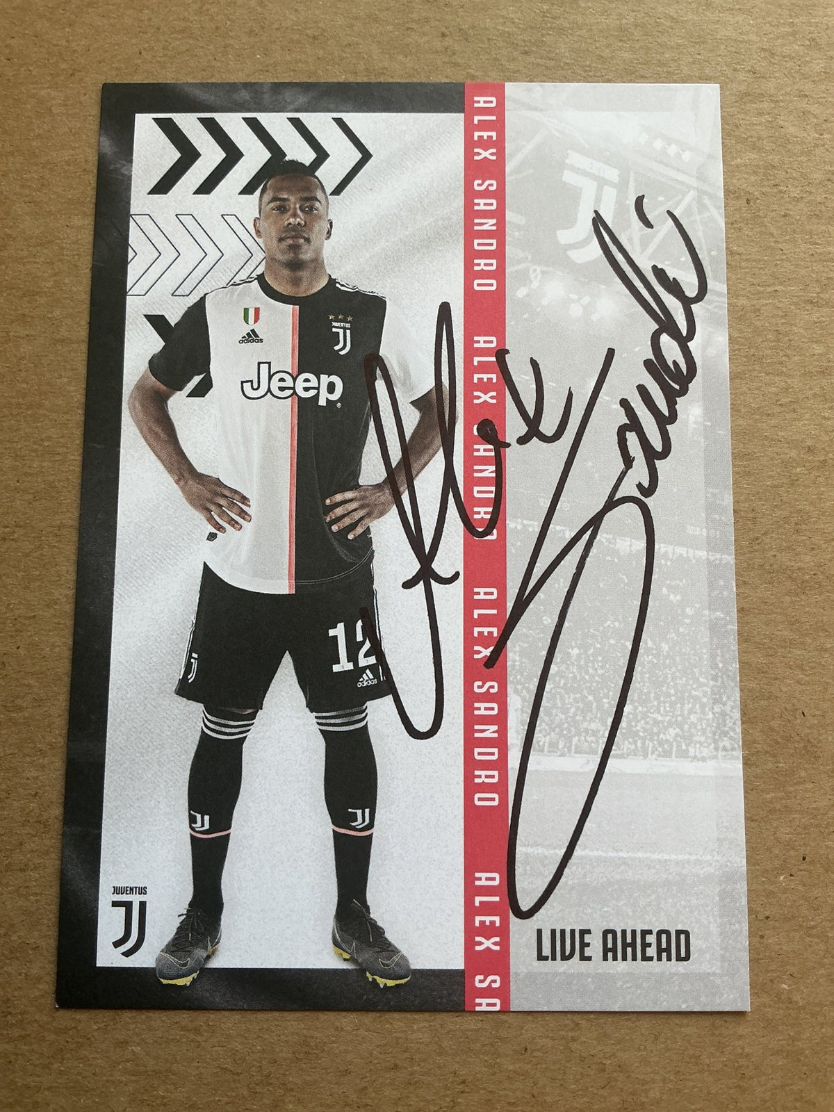 Alex Sandro, Brazil 🇧🇷 Juventus FC 2019/20 hand signed - Autographs-World