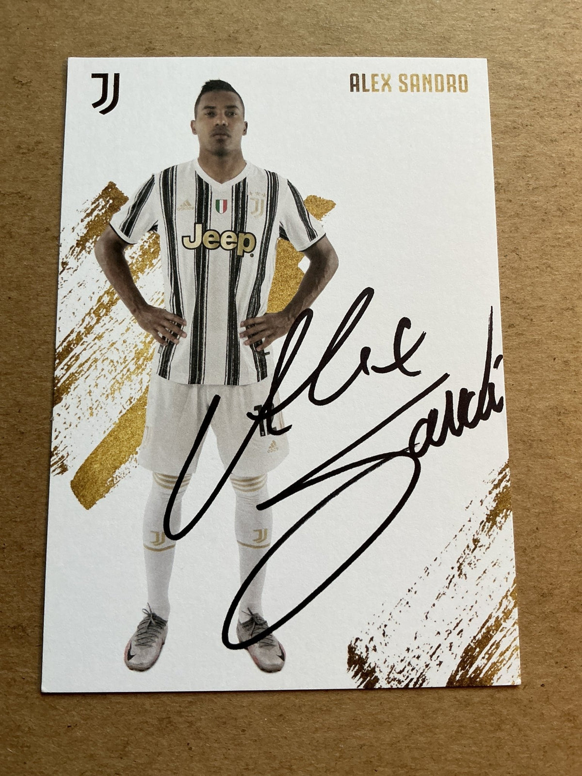 Alex Sandro, Brazil 🇧🇷 Juventus FC 2020/21 hand signed - Autographs-World