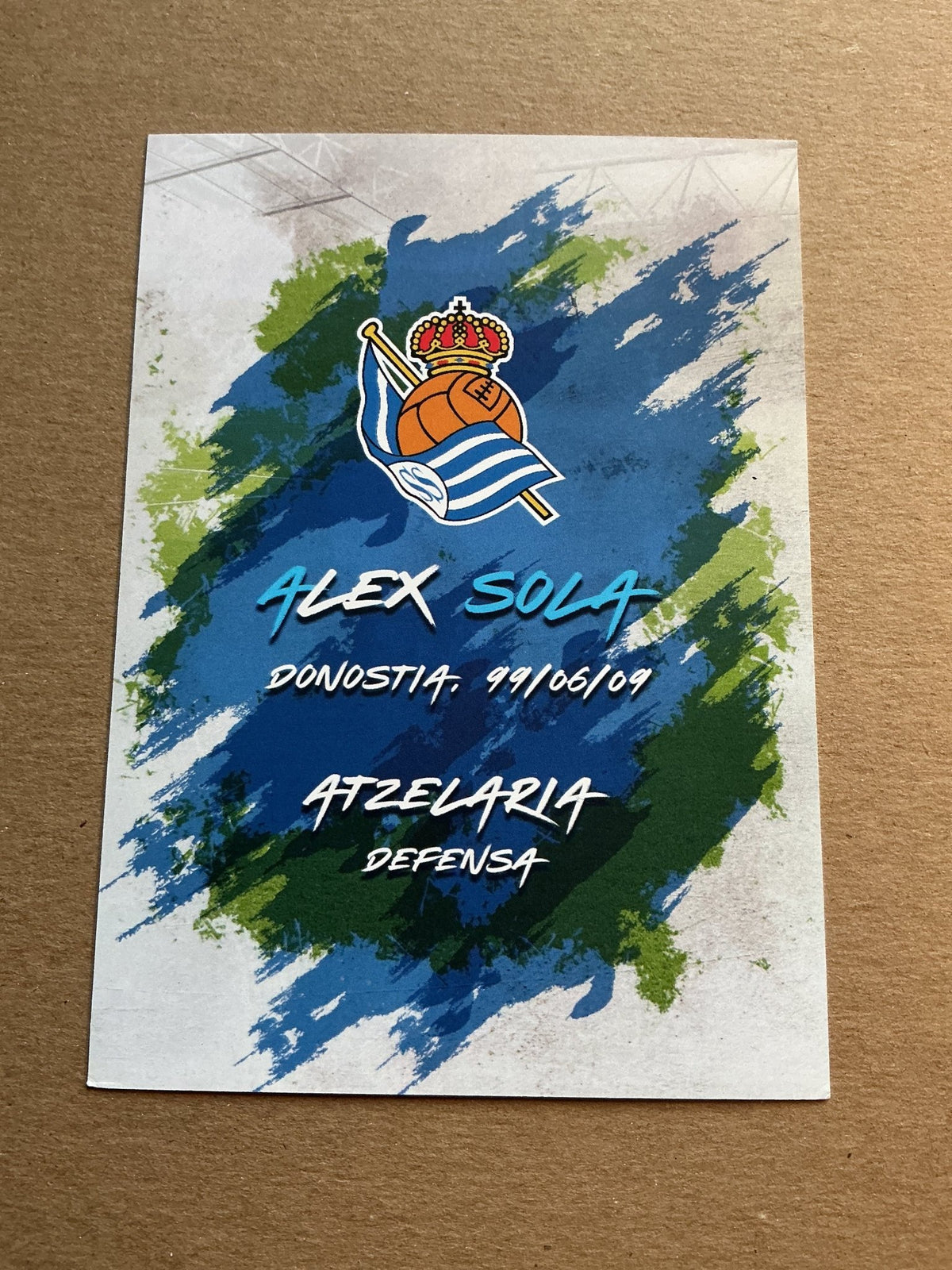 Álex Sola, Spain 🇪🇸 Real Sociedad 2022/23 hand signed - Autographs-World