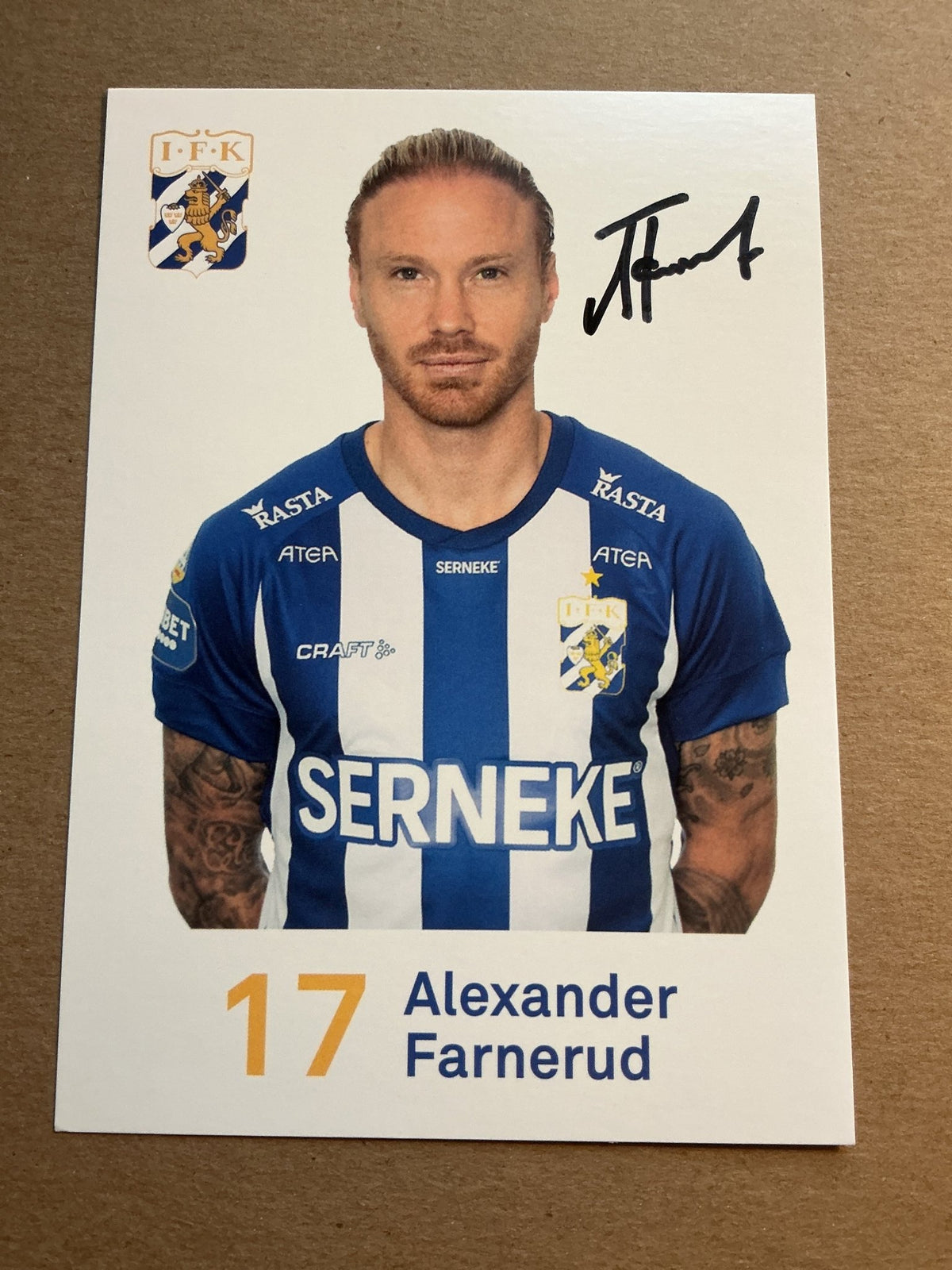 Alexander Farnerud, Sweden 🇸🇪 IFK Göteborg 2020/21 hand signed - Autographs-World