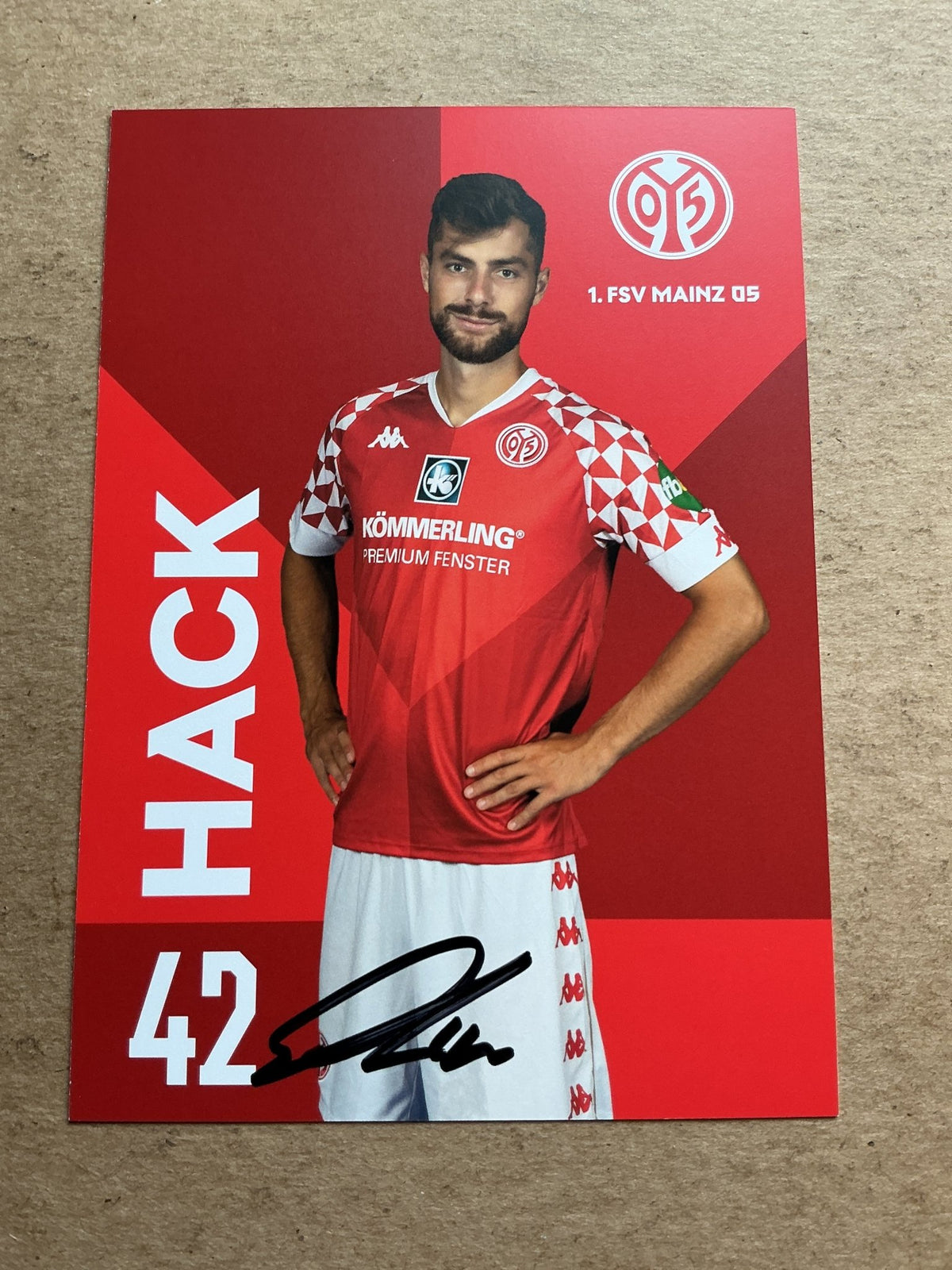 Alexander Hack, Germany 🇩🇪 FSV Mainz 05 2020/21 hand signed - Autographs-World