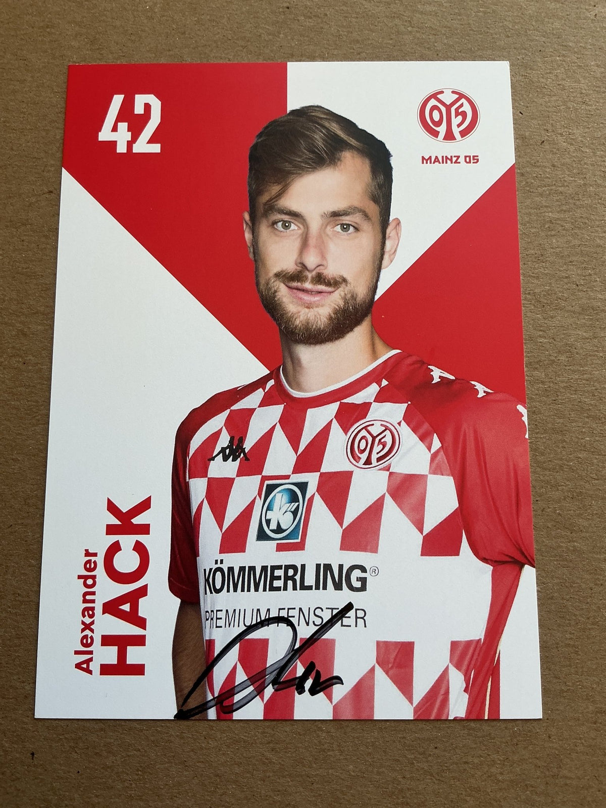 Alexander Hack, Germany 🇩🇪 FSV Mainz 05 2021/22 hand signed - Autographs-World