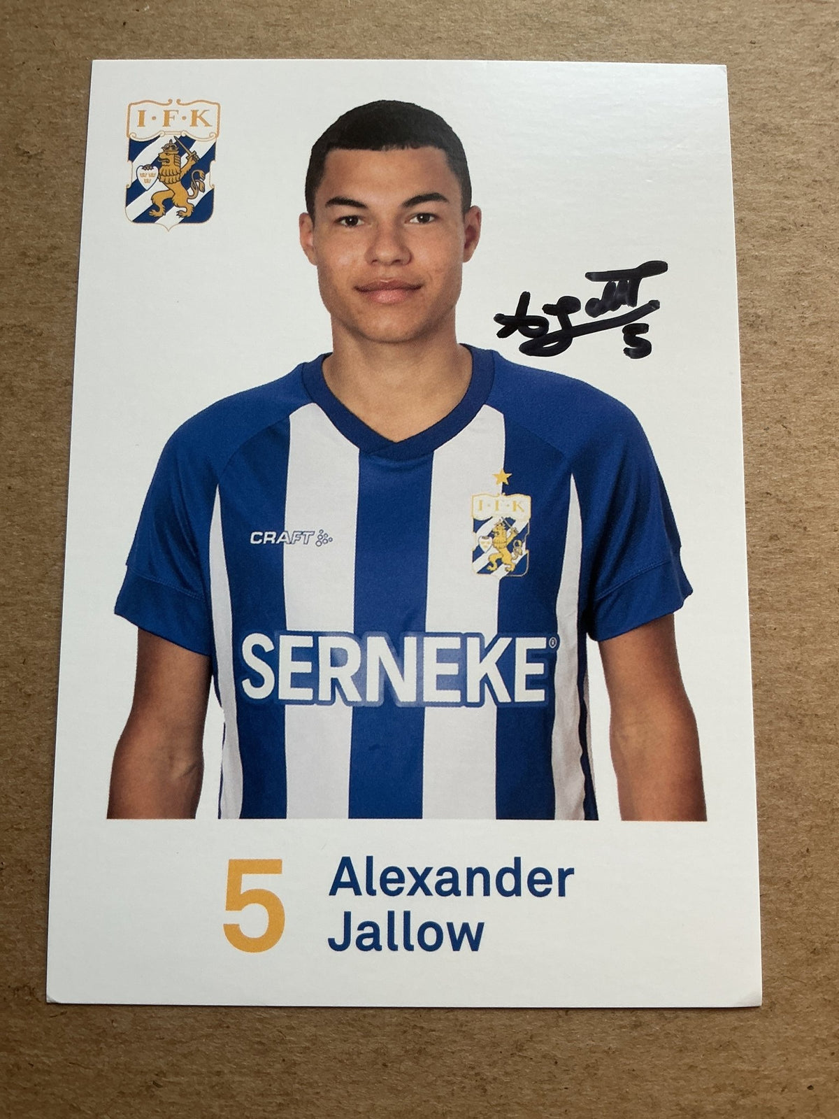 Alexander Jallow, Sweden 🇸🇪 IFK Göteborg 2020/21 hand signed - Autographs-World