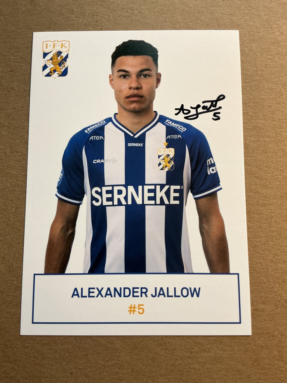 Alexander Jallow, Sweden 🇸🇪 IFK Göteborg 2021/22 hand signed - Autographs-World