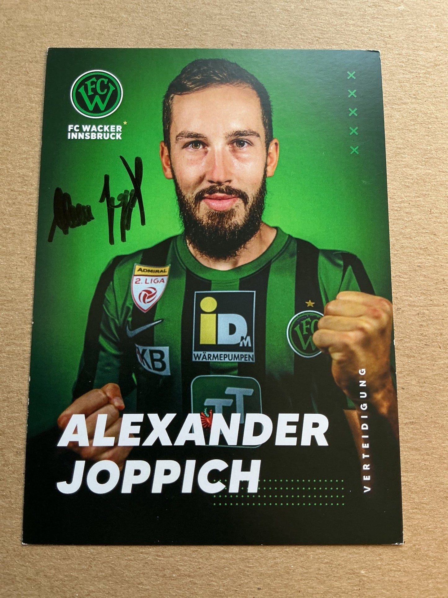 Alexander Joppich, Austria 🇦🇹 FC Wacker Innsbruck 2019/20 hand signed - Autographs-World
