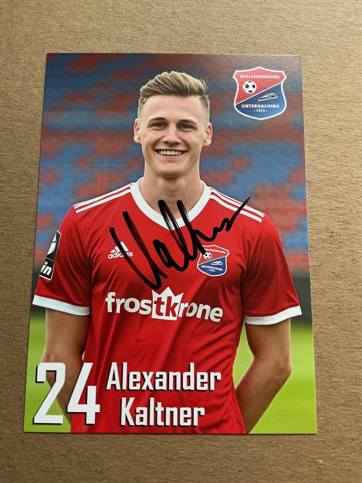 Alexander Kaltner, Germany 🇩🇪 SpVgg Unterhaching 2019/20 hand signed - Autographs-World