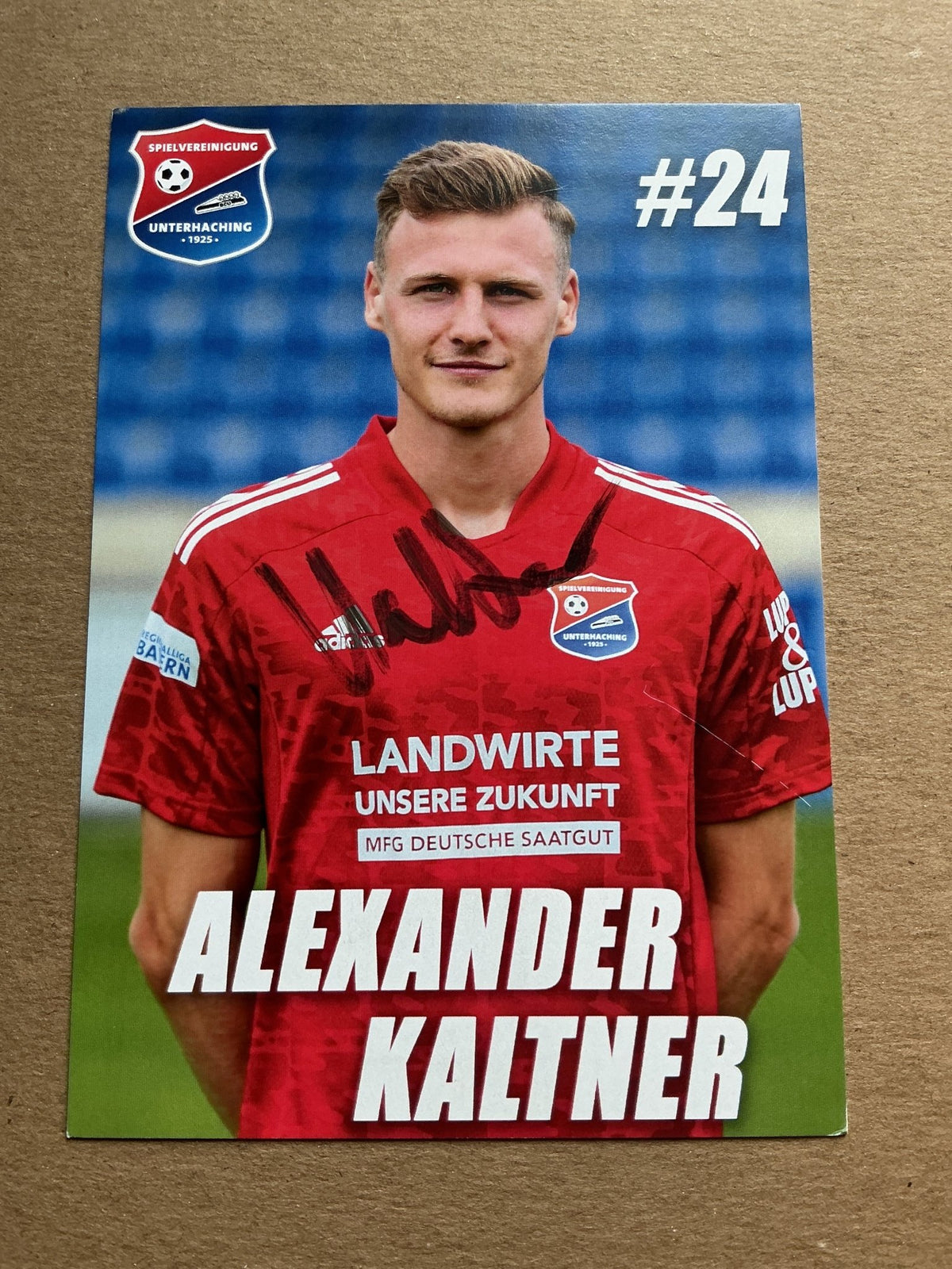 Alexander Kaltner, Germany 🇩🇪 SpVgg Unterhaching 2021/22 hand signed - Autographs-World