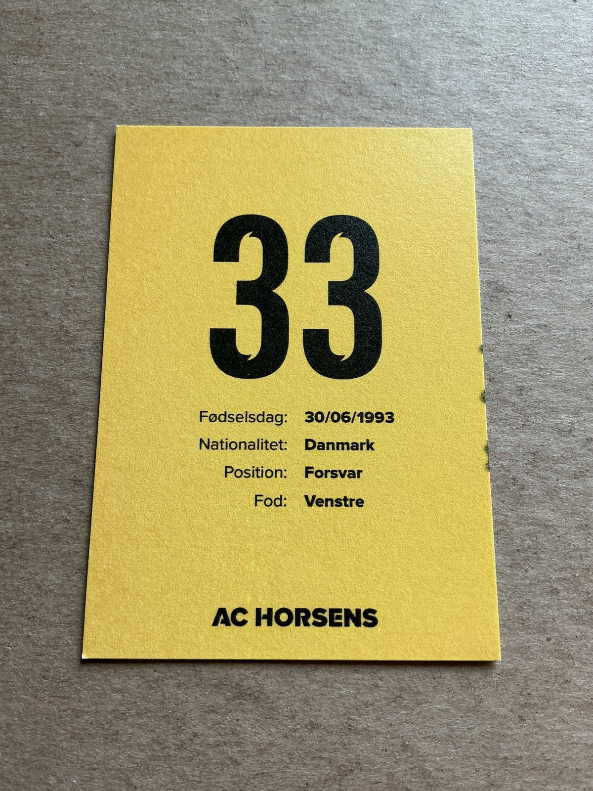 Alexander Ludwig, Denmark 🇩🇰 AC Horsens 2022/23 hand signed - Autographs-World