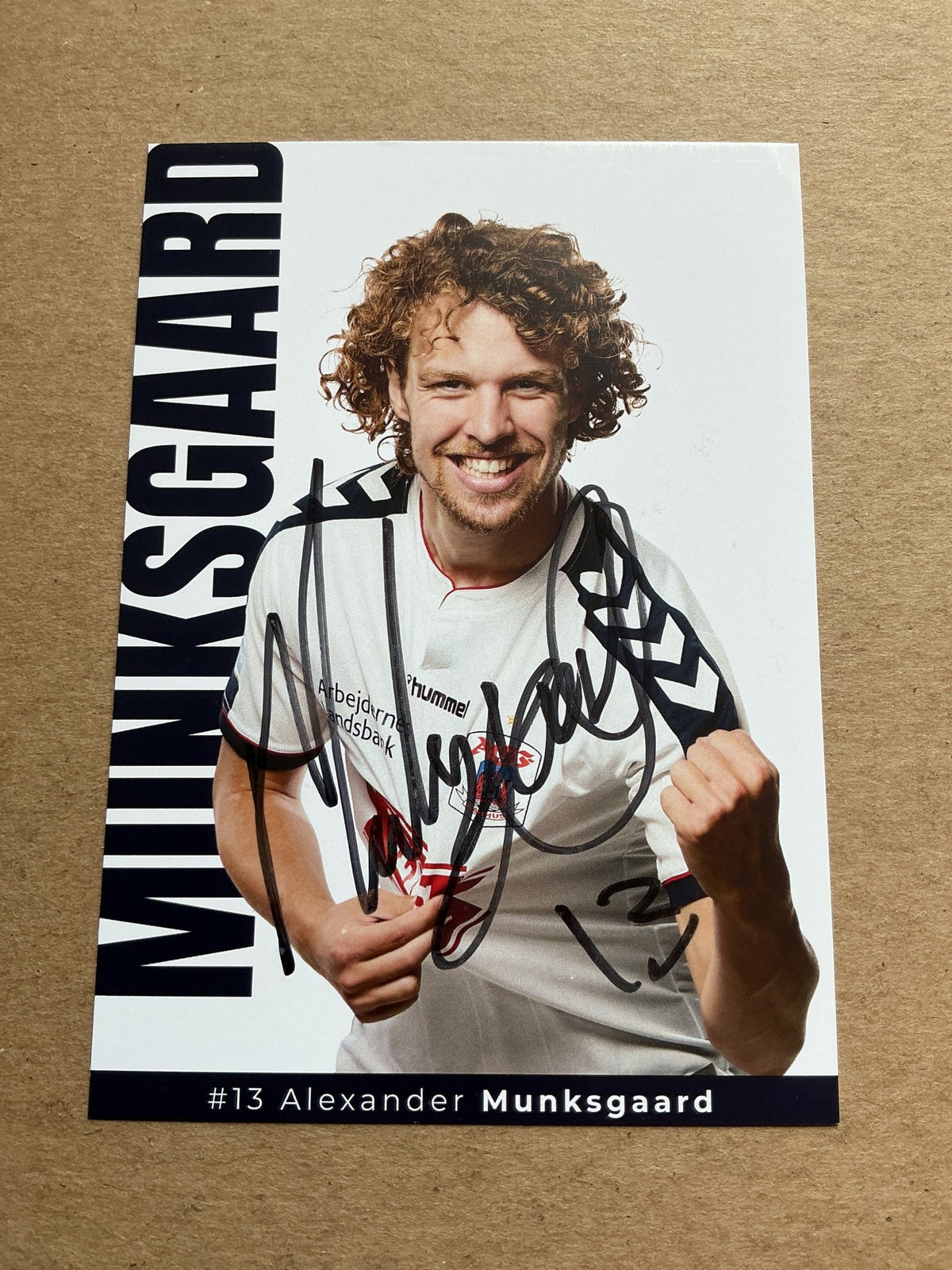 Alexander Munksgaard, Denmark 🇩🇰 Aarhus GF 2021/22 hand signed - Autographs-World