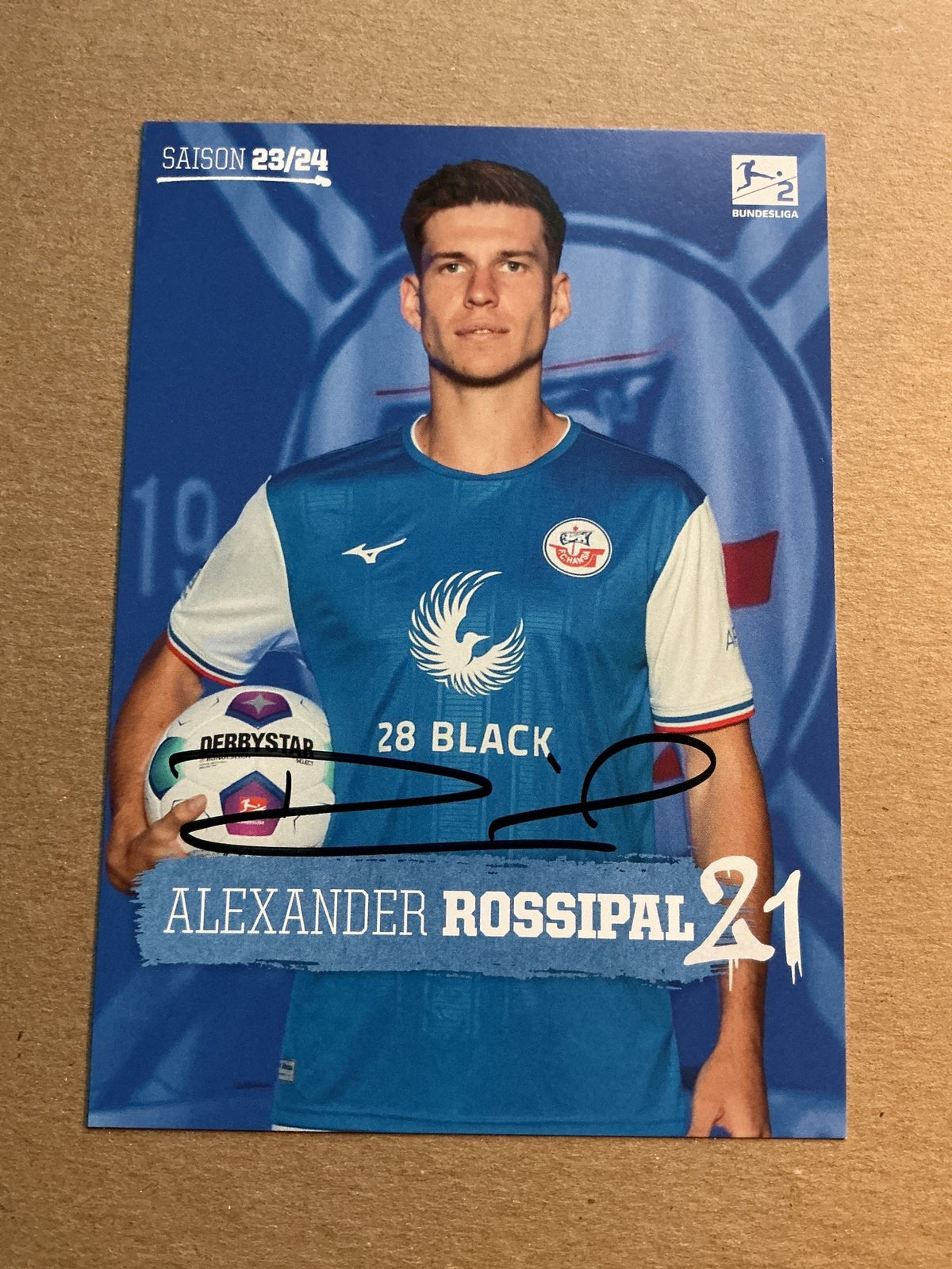 Alexander Rossipal, Germany 🇩🇪 Hansa Rostock 2023/24 hand signed - Autographs-World